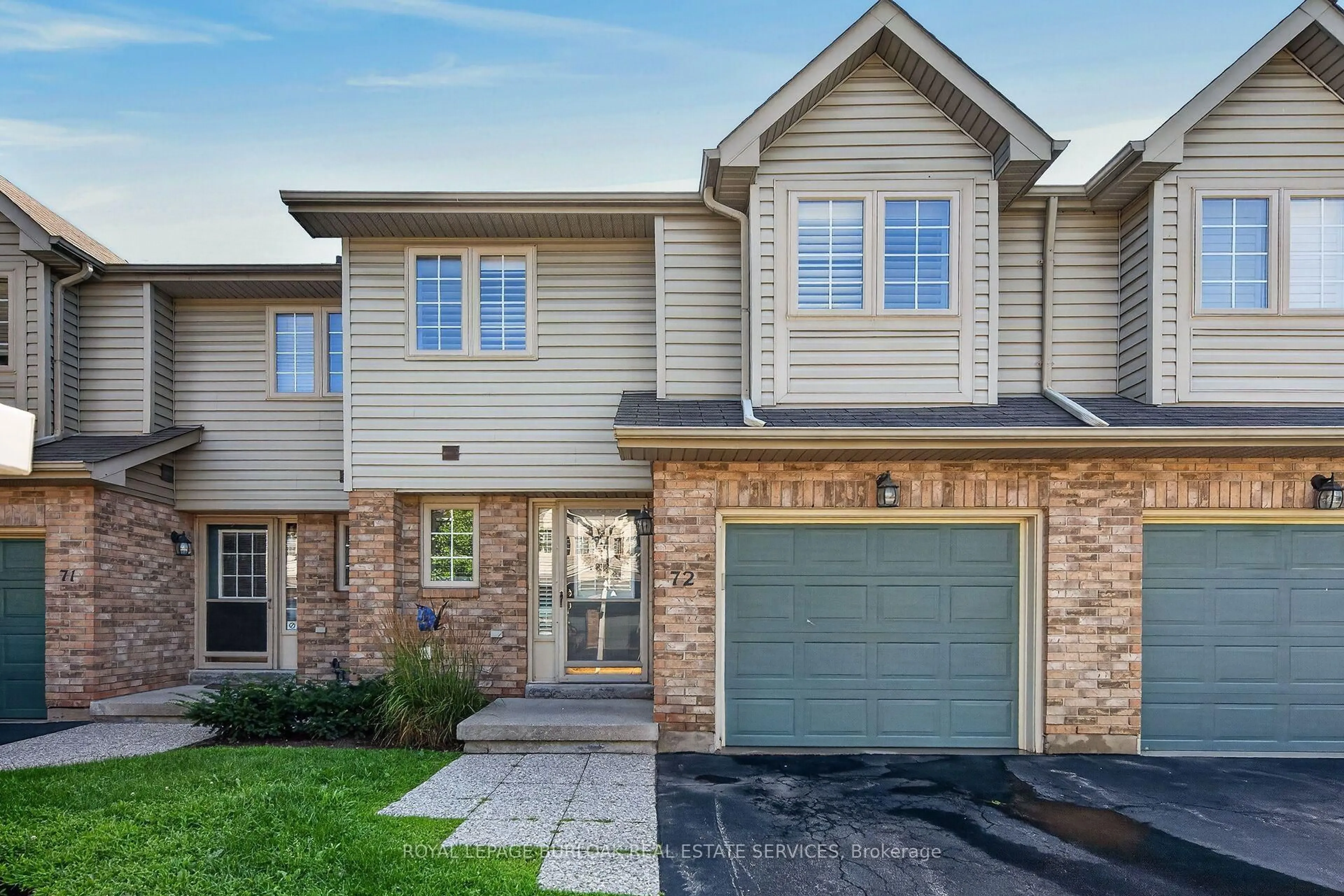 Home with brick exterior material, street for 3333 New St #72, Burlington Ontario L7N 1N1
