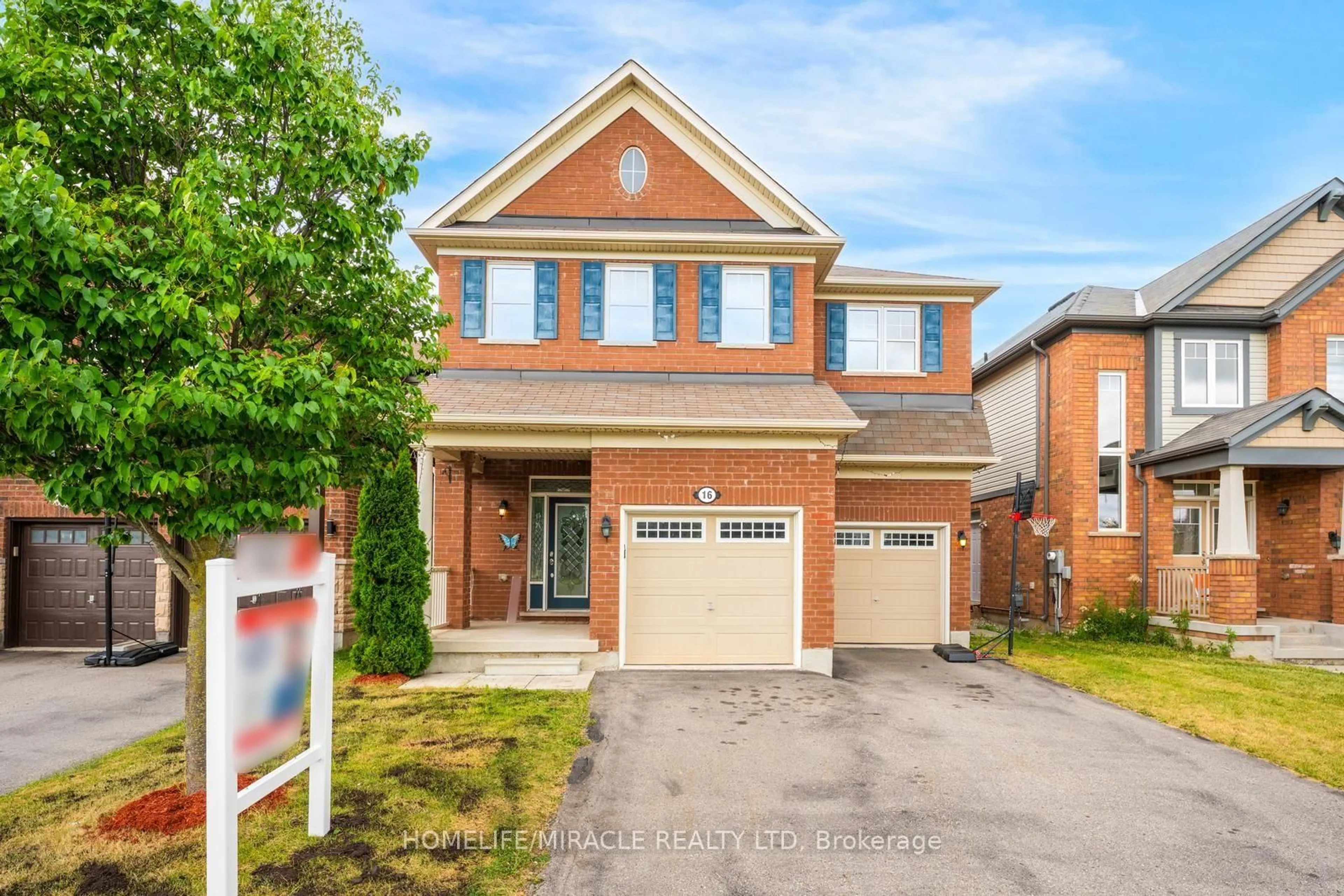 Home with brick exterior material, street for 16 Hasker Rd, Brampton Ontario L7A 0Y5