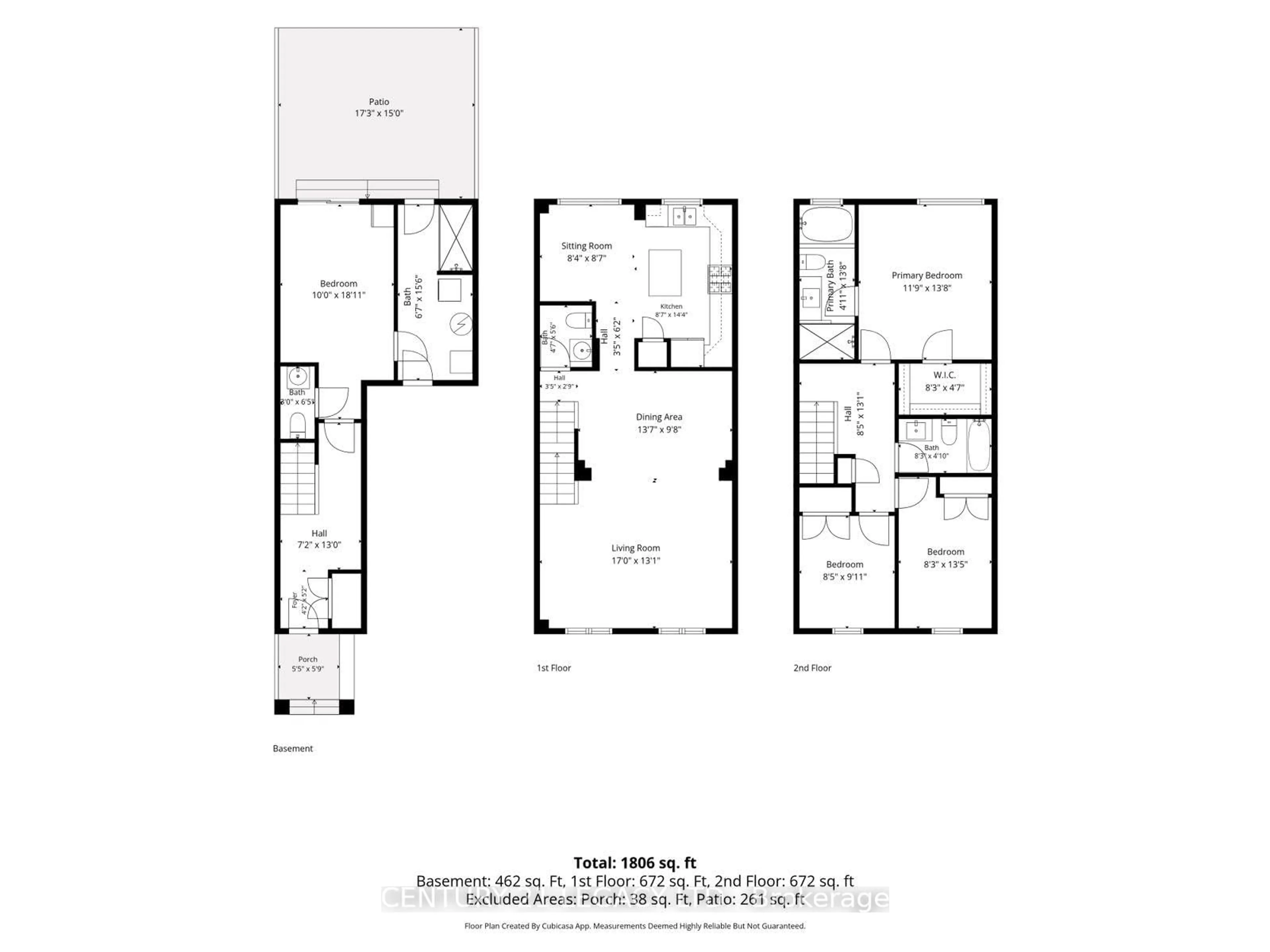 Floor plan for 40 Donomore Dr, Brampton Ontario L7A 0S7