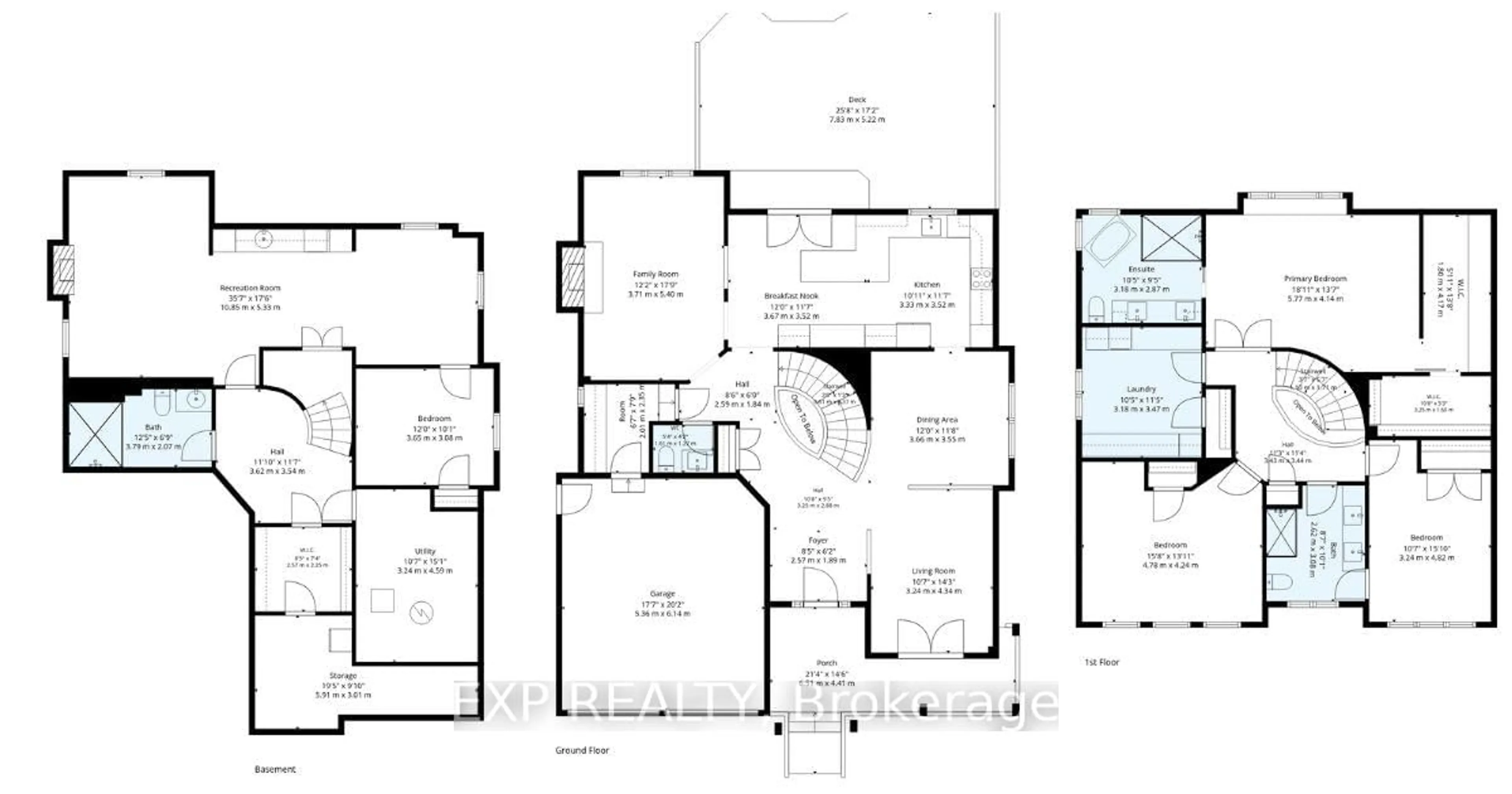 Floor plan for 2172 North Ridge Tr, Oakville Ontario L6H 5M3