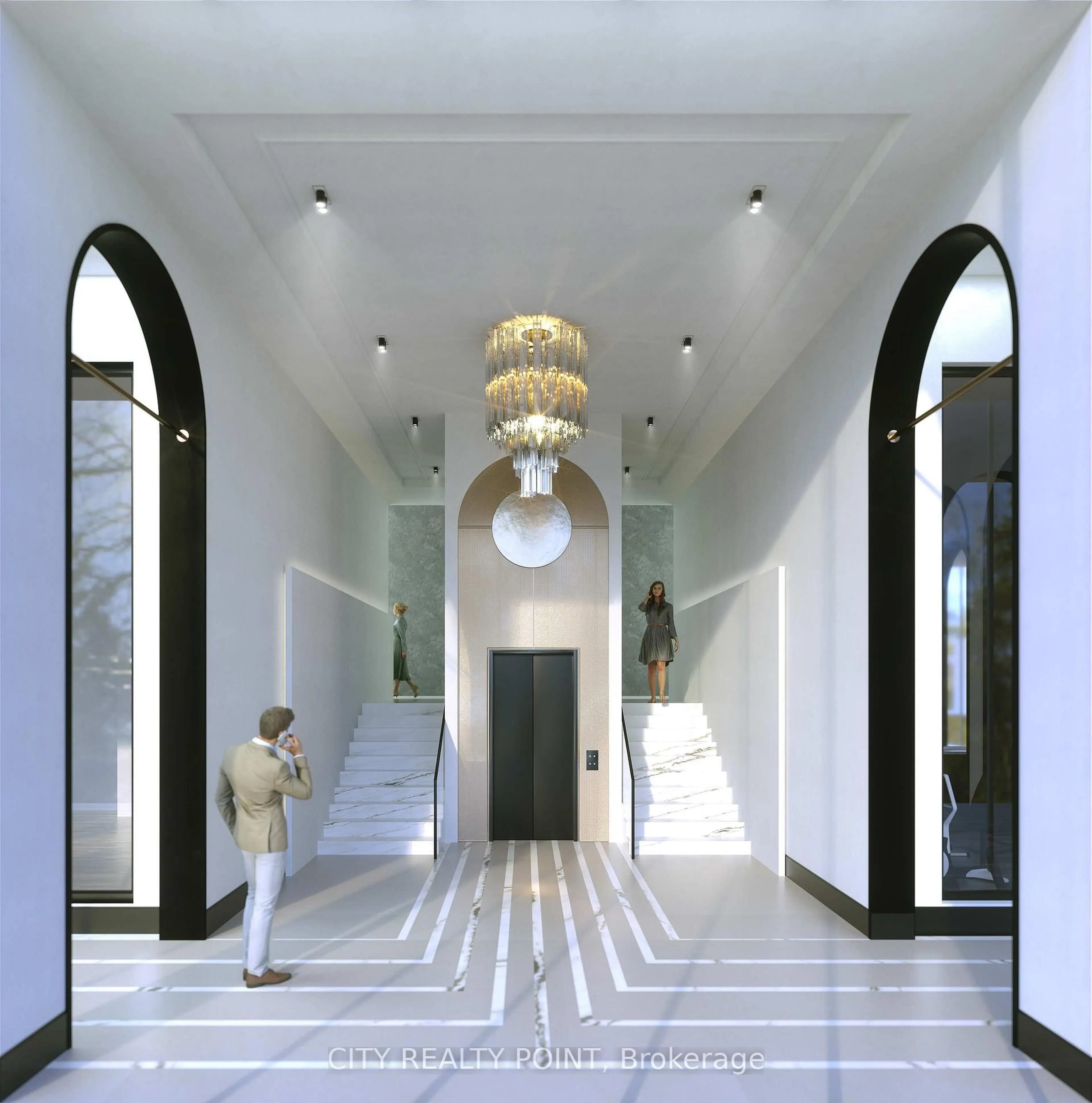 Indoor foyer for 26 Mill St #510, Halton Hills Ontario L7G 2H7