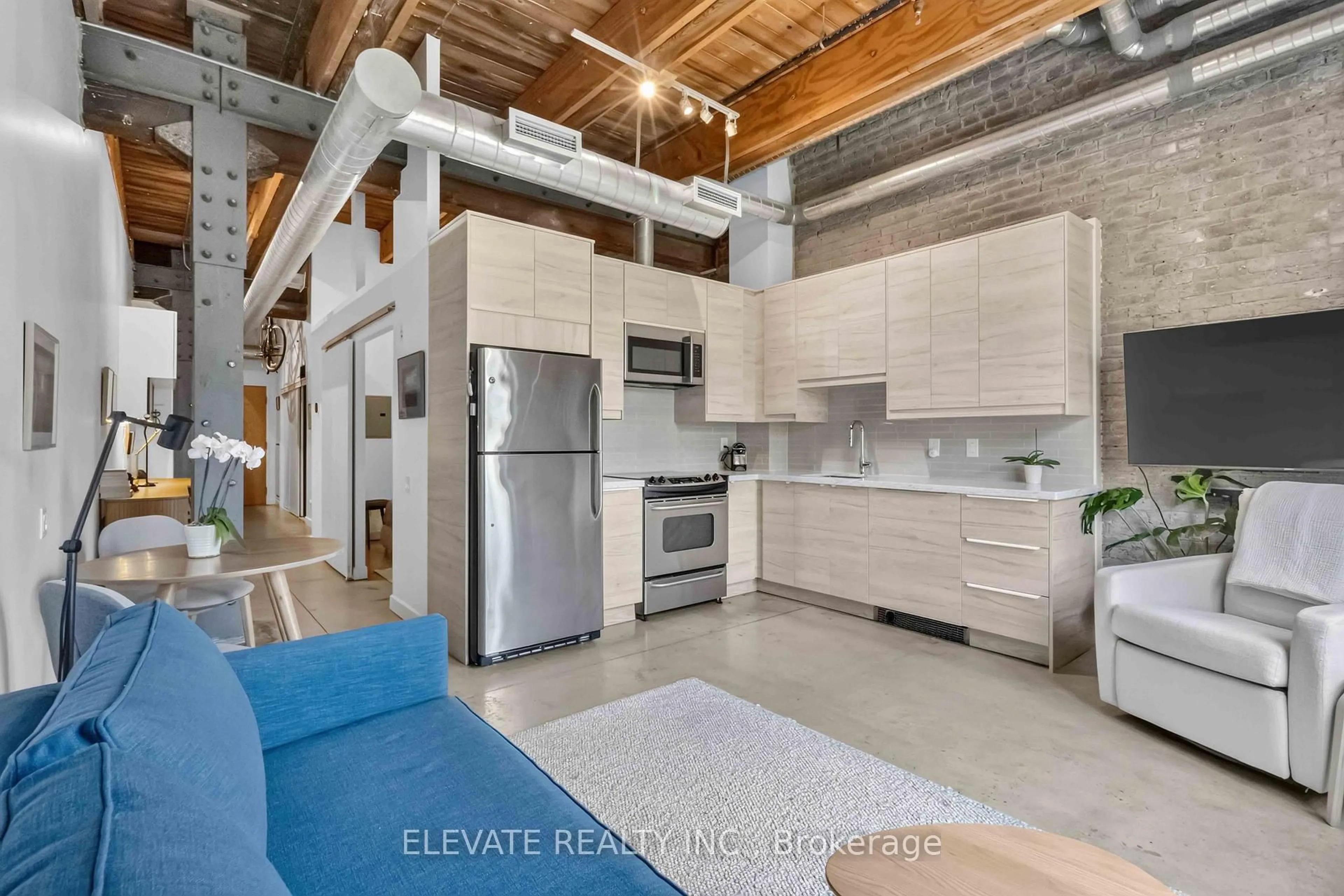 Open concept kitchen, unknown for 363 Sorauren Ave #312, Toronto Ontario M6R 3C1