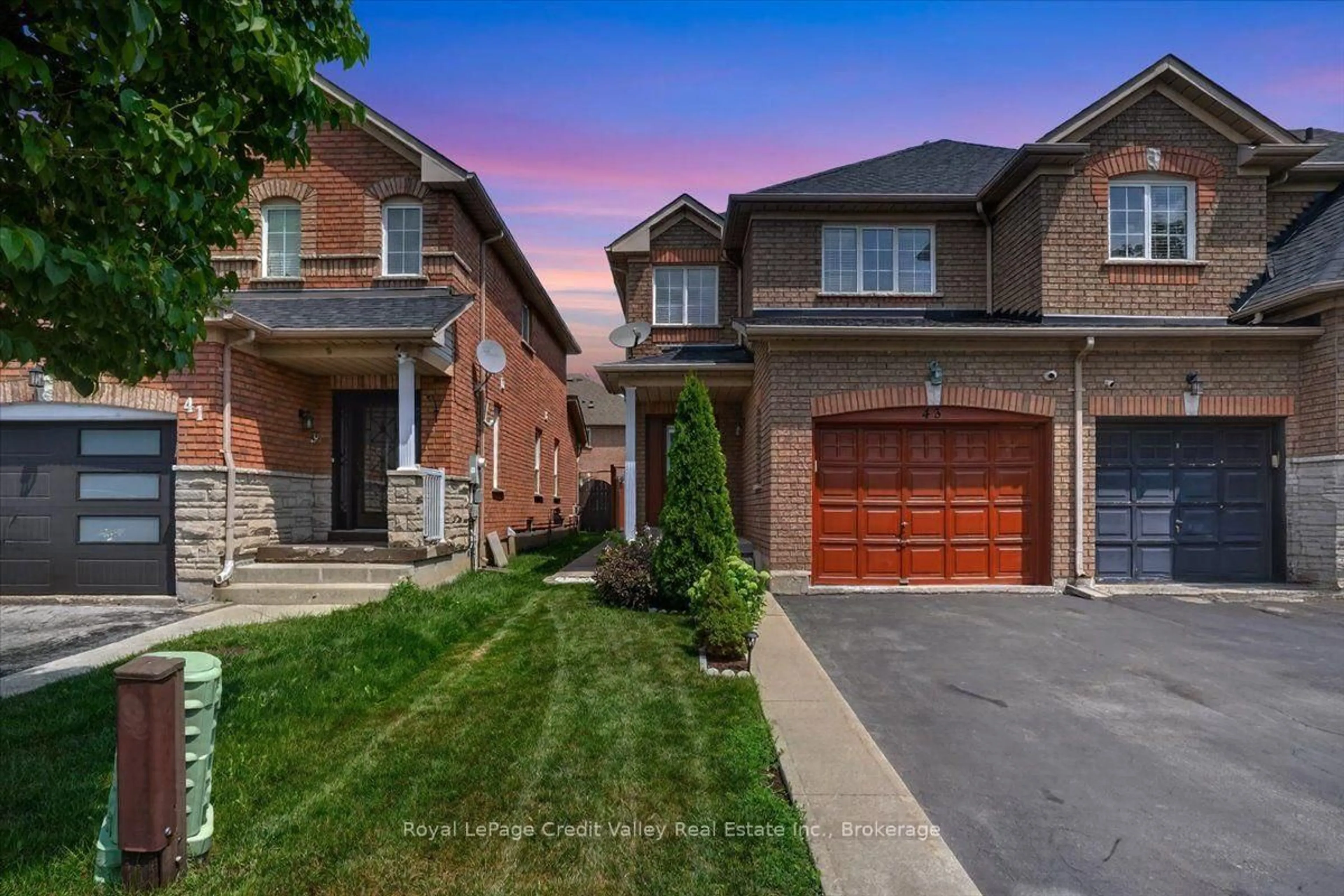 Home with brick exterior material, street for 43 Coppermill Dr, Brampton Ontario L7A 1N1