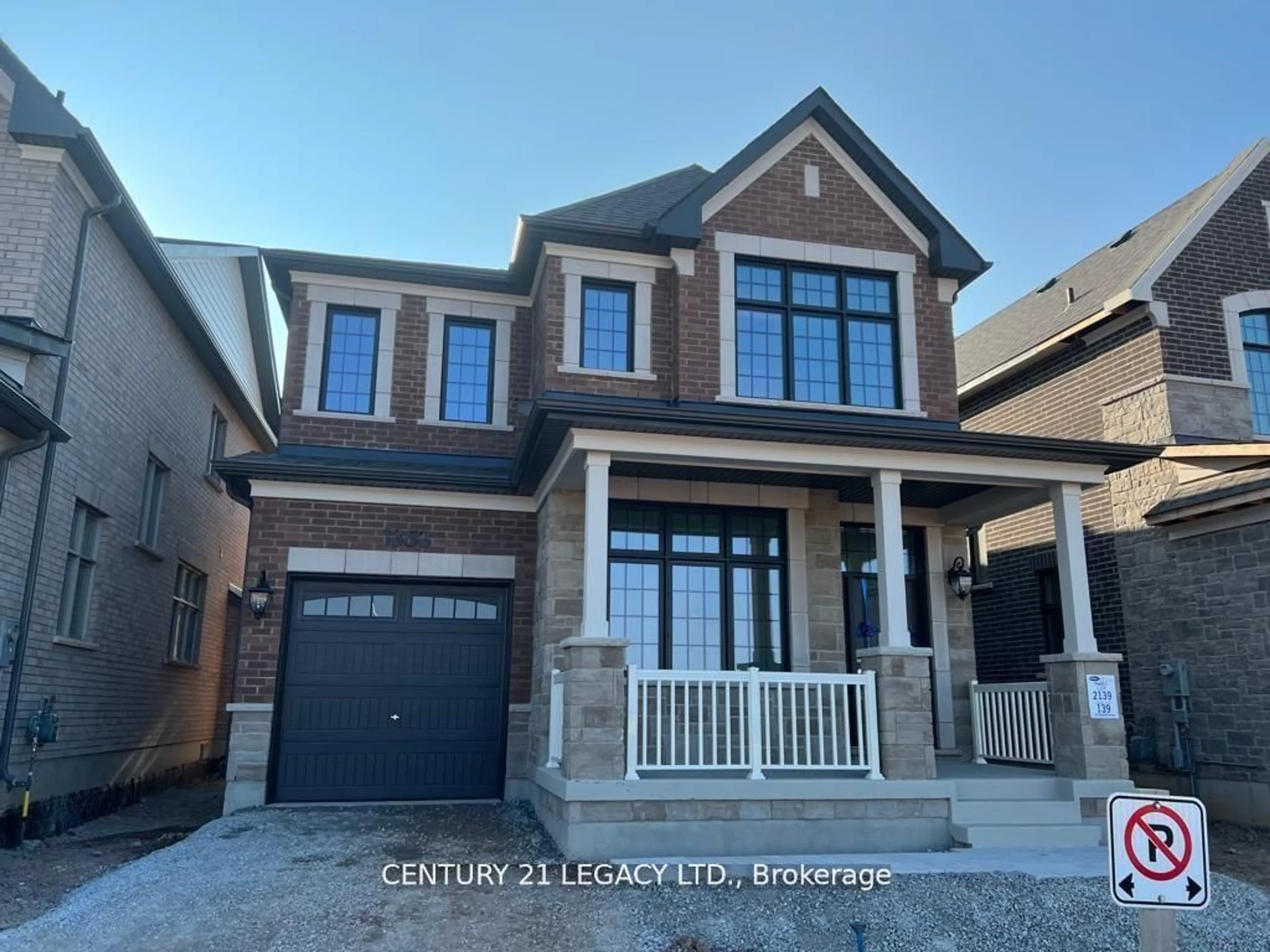 Home with brick exterior material, street for 1353 Ripplewood Ave, Oakville Ontario L6M 5P1