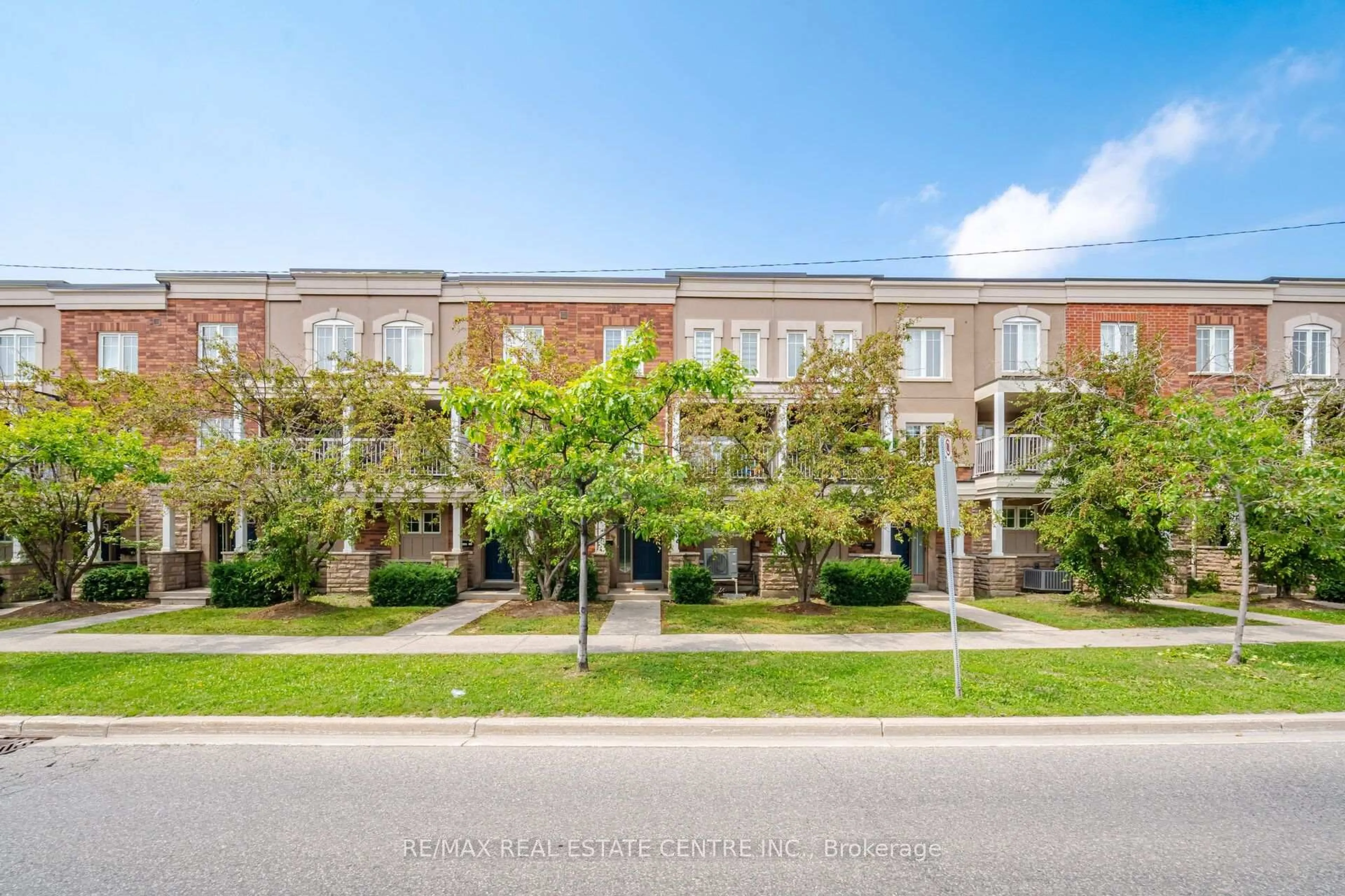 A pic from outside/outdoor area/front of a property/back of a property/a pic from drone, street for 375 Cook Rd #61, Toronto Ontario M3J 3T6