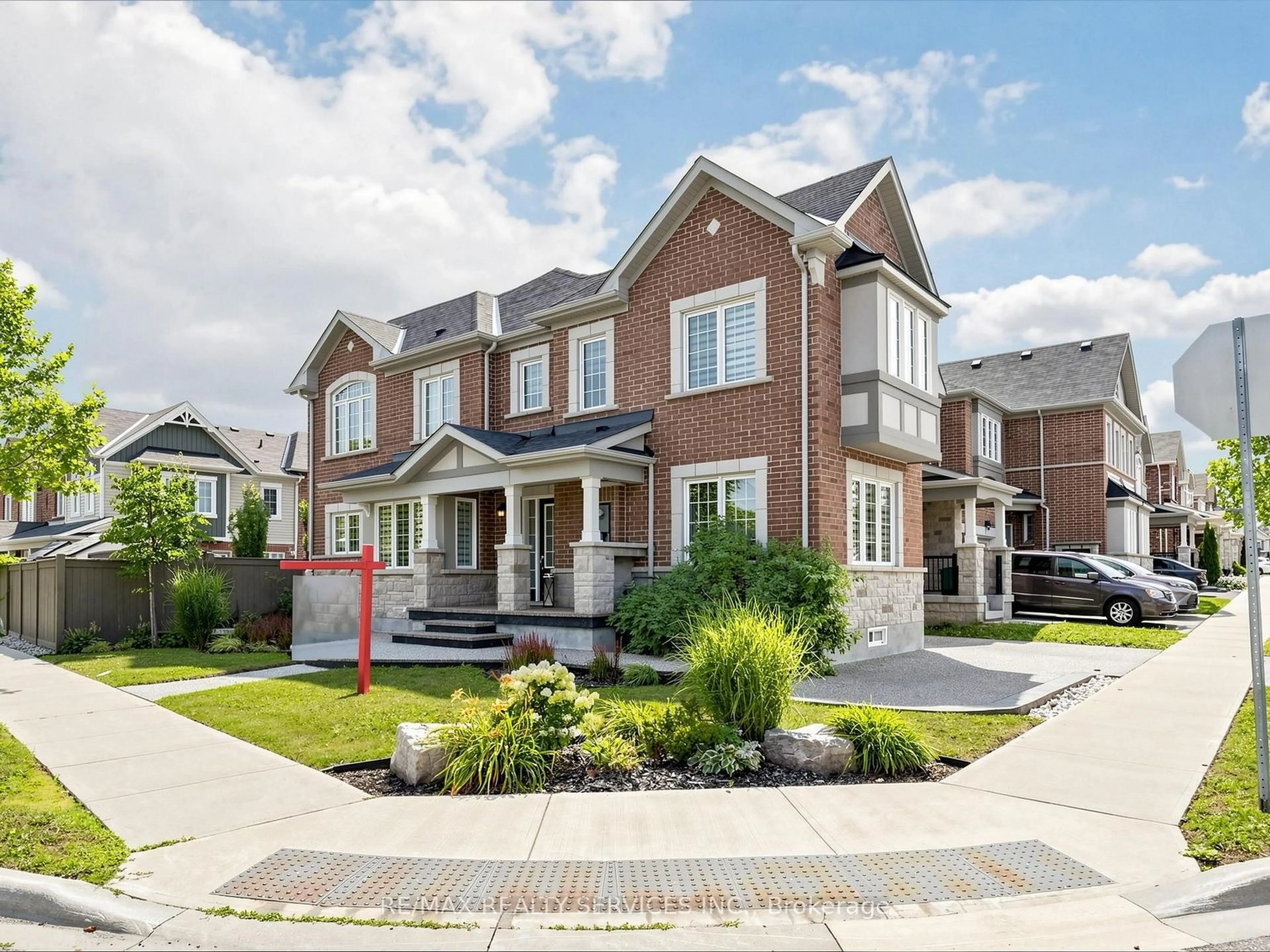 Home with brick exterior material, street for 314 Beasley Terr, Milton Ontario L9E 1C4