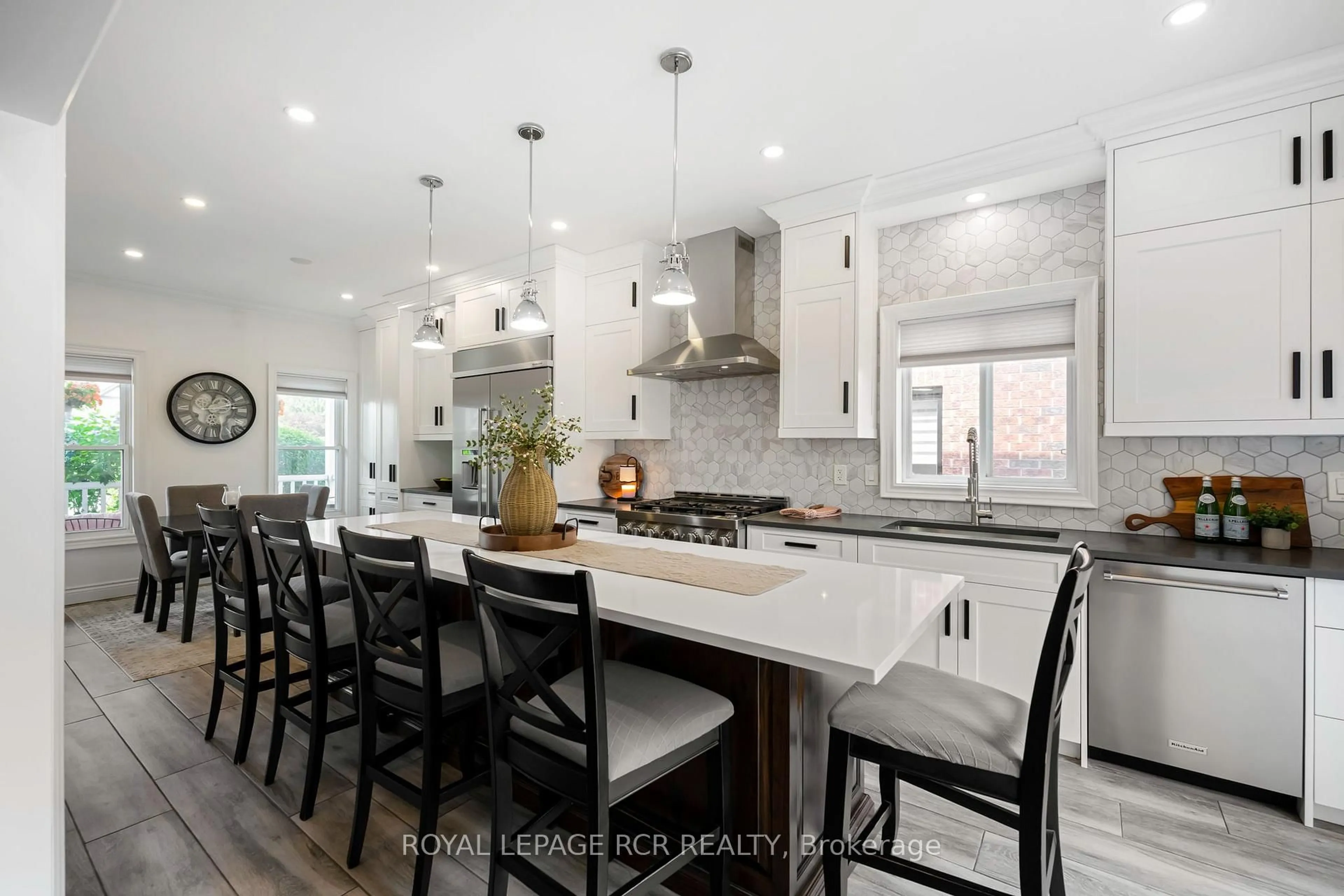 Open concept kitchen, ceramic/tile floor for 82 Spencer Ave, Orangeville Ontario L9W 5H8
