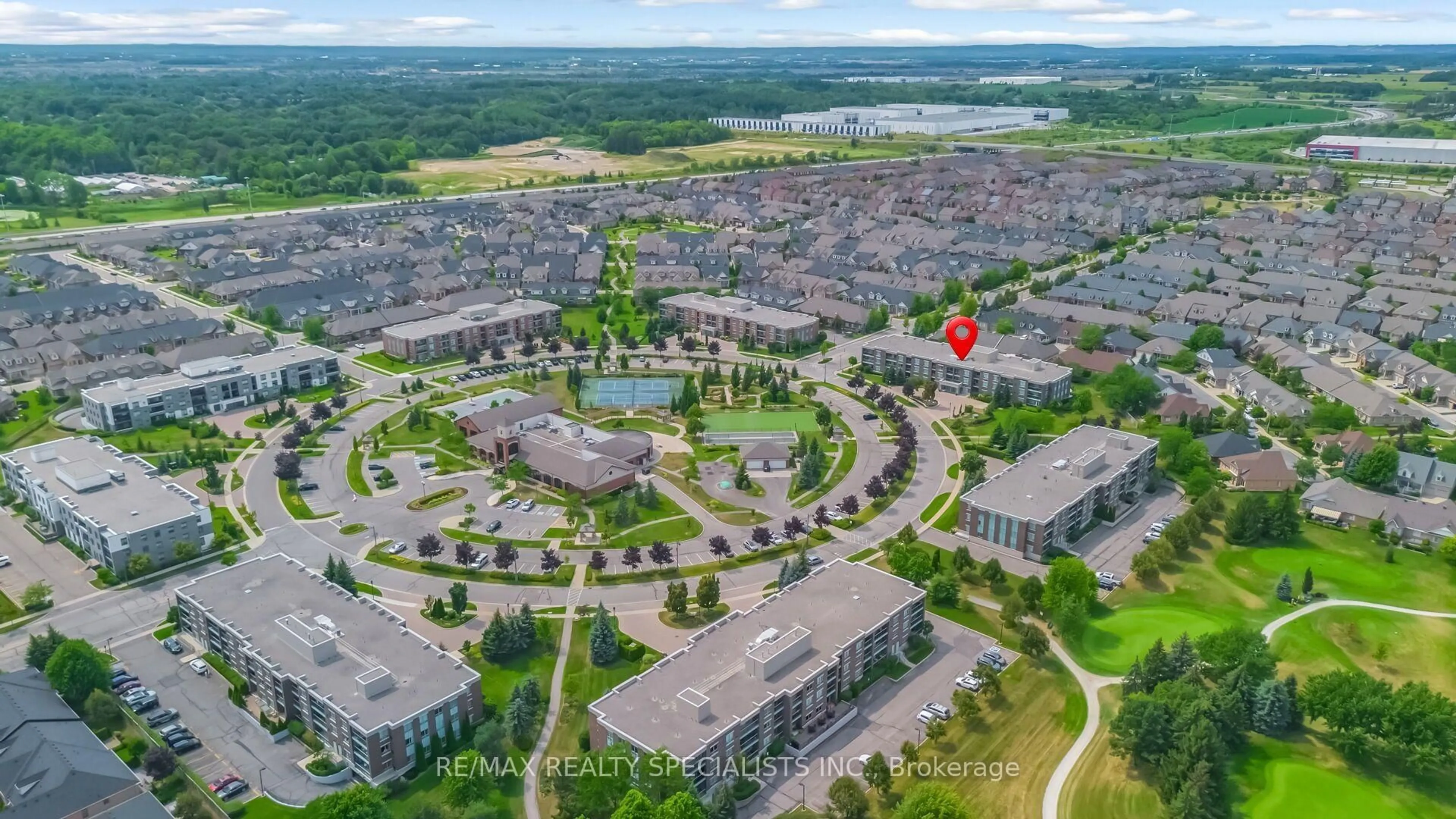 A pic from outside/outdoor area/front of a property/back of a property/a pic from drone, unknown for 65 Via Rosedale #314, Brampton Ontario L6R 3N6