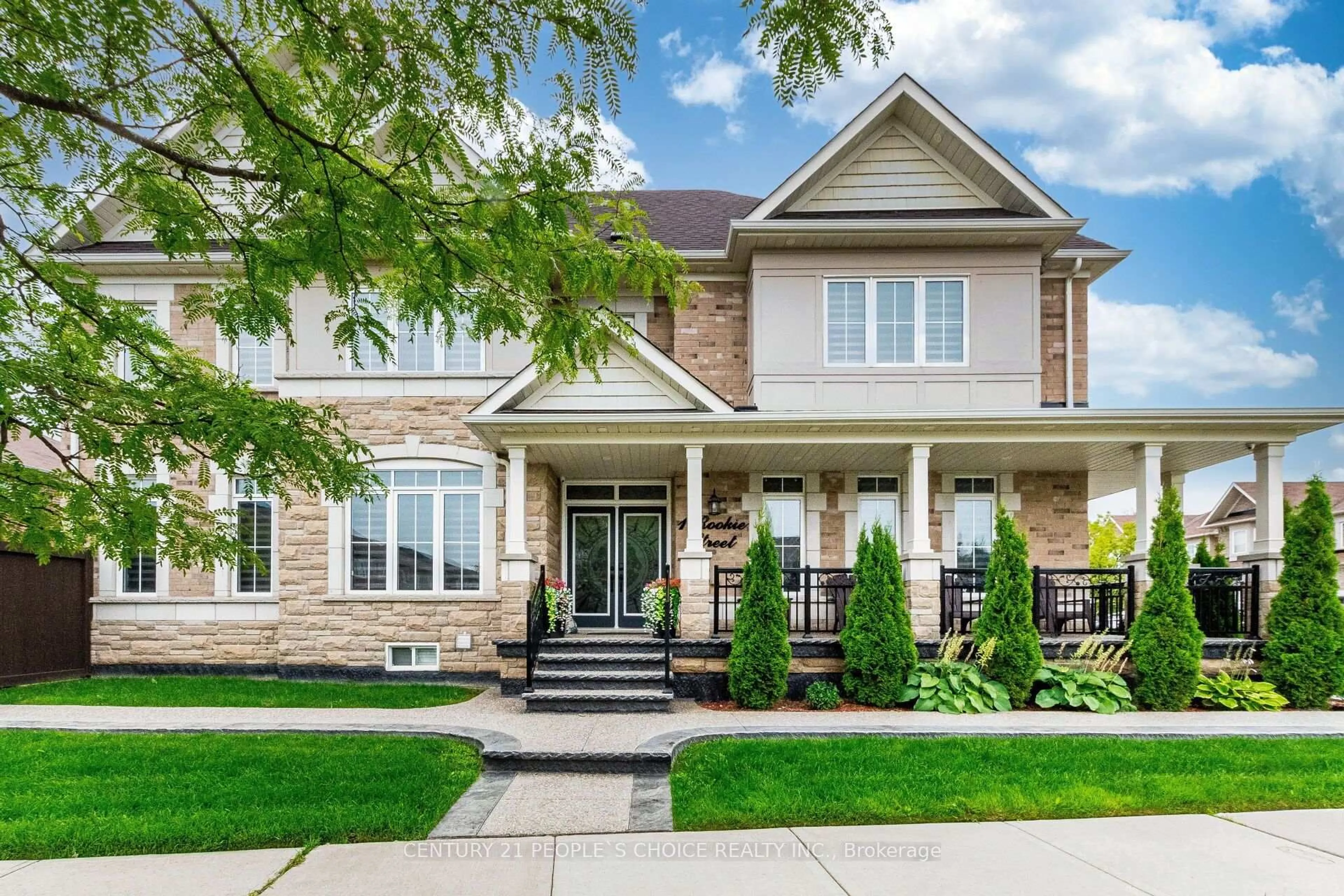 Home with brick exterior material, street for 1 Rookie St, Brampton Ontario L7A 4K5