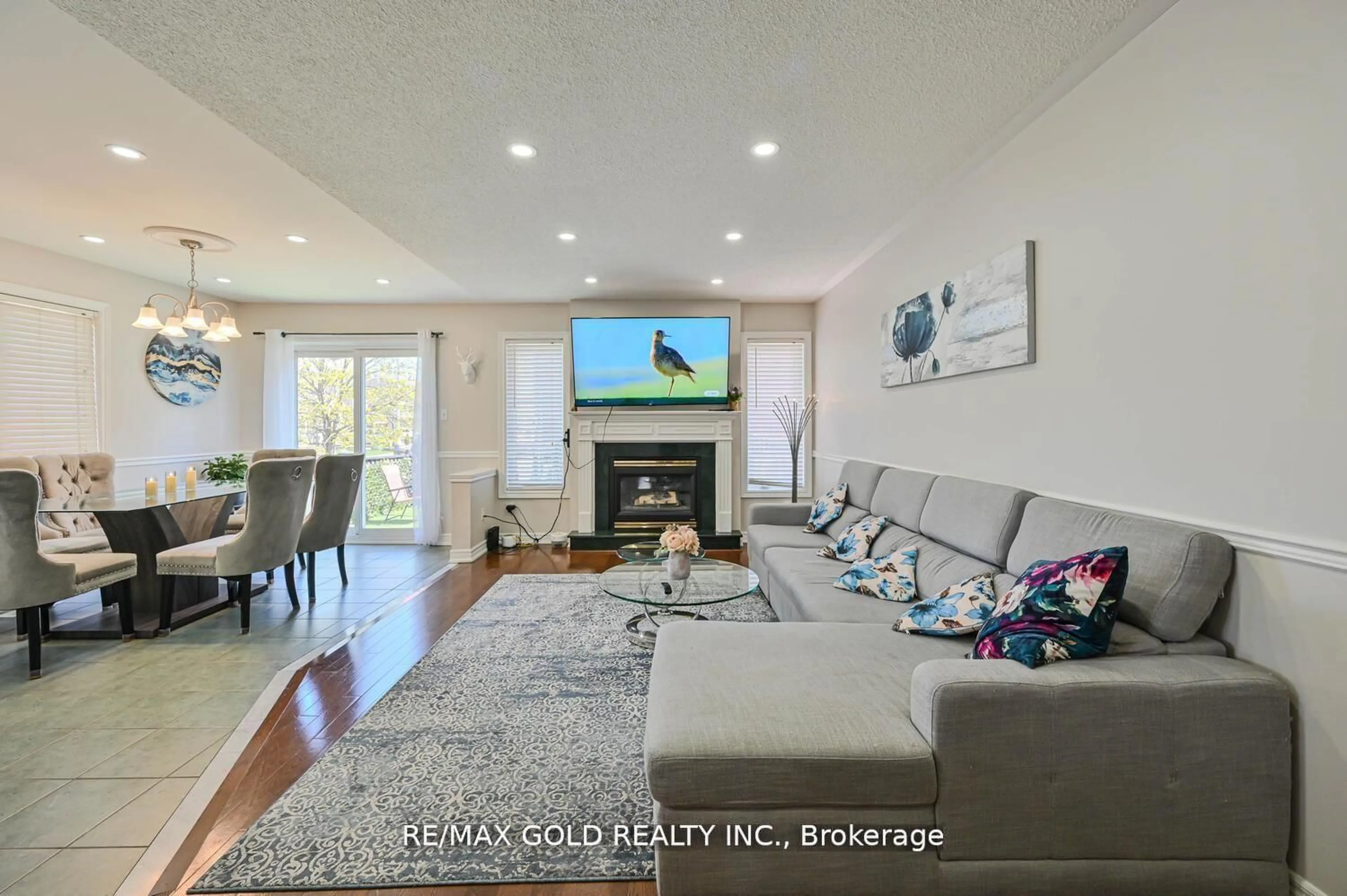 Living room with furniture, unknown for 156 Barleyfield Rd, Brampton Ontario L6R 2K3
