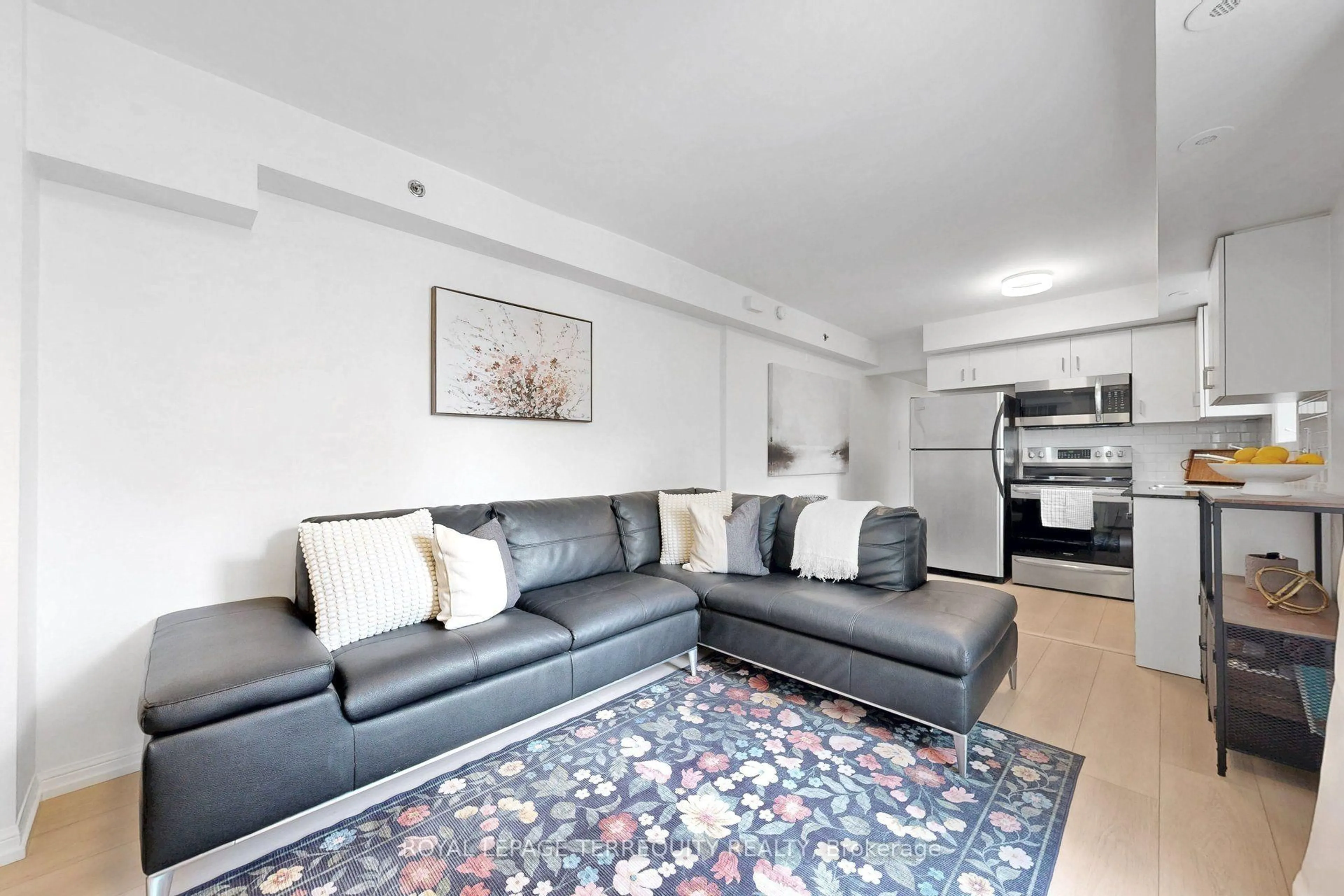 Living room with furniture, unknown for 26 Laidlaw St #1501C, Toronto Ontario M6K 1X2