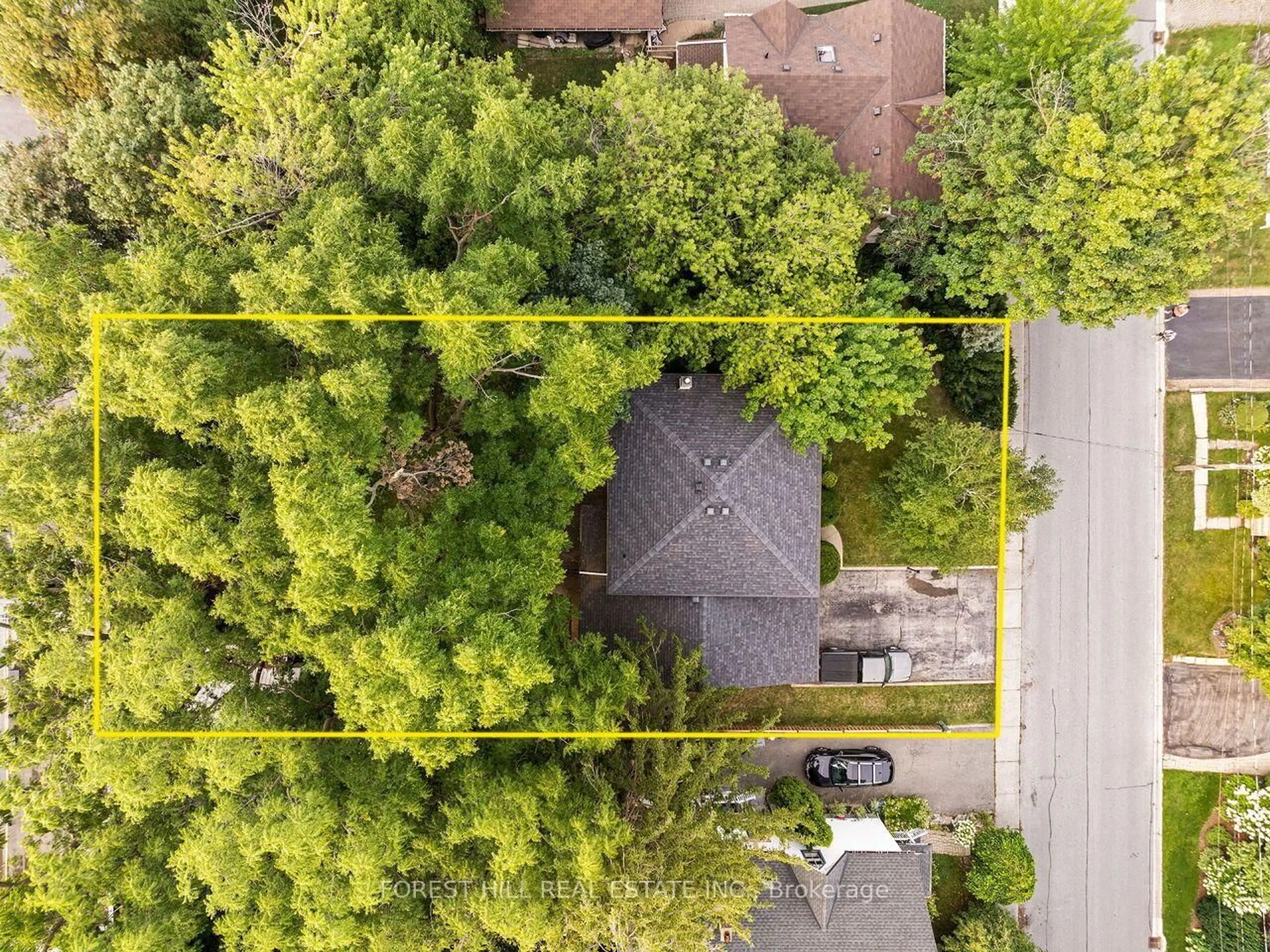 A pic from outside/outdoor area/front of a property/back of a property/a pic from drone, forest/trees view for 29 Mary St, Milton Ontario L9T 1L6