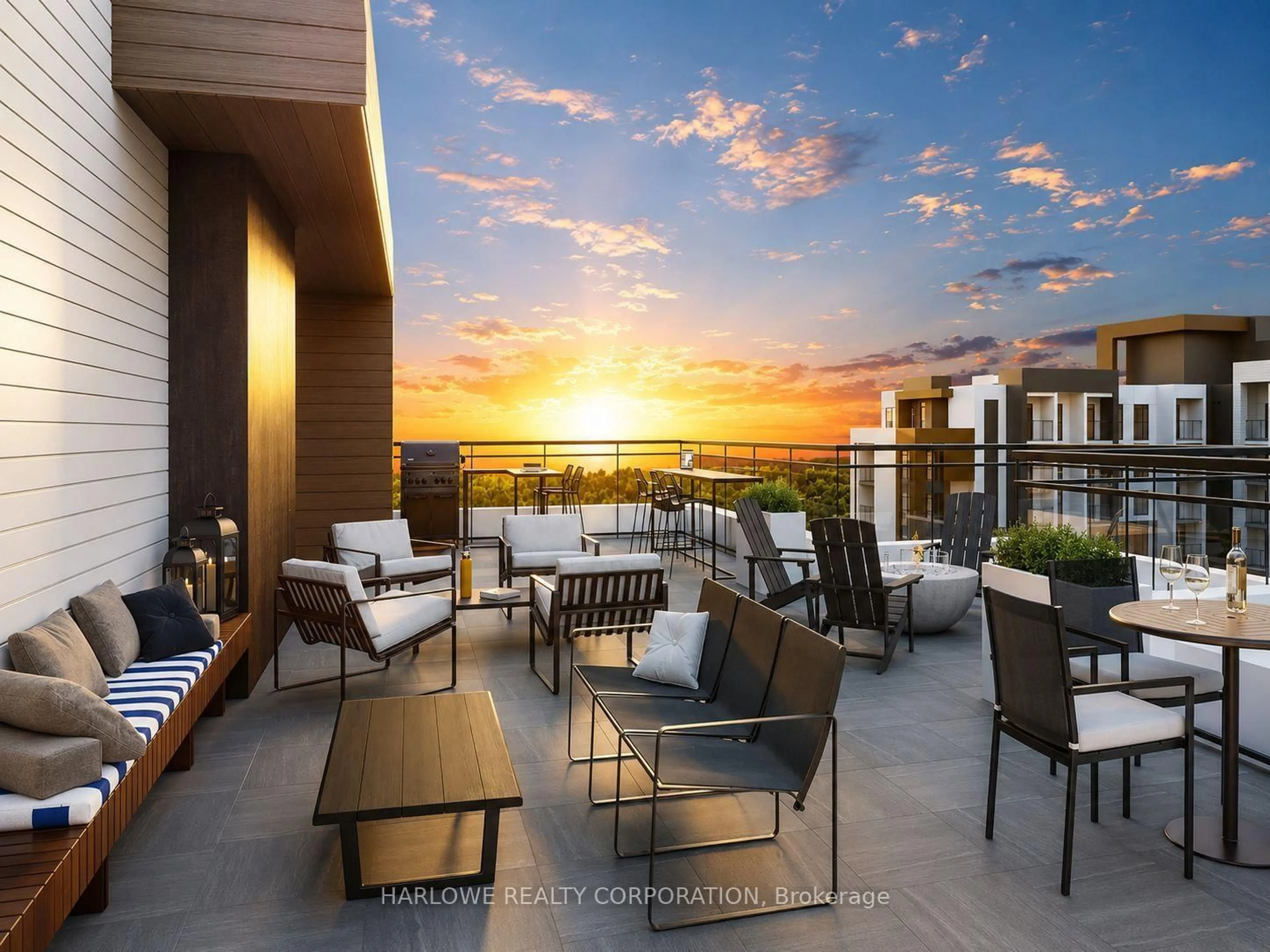Patio, water/lake/river/ocean view for 470 Gordon Krantz Ave #516, Milton Ontario L9E 1Z3