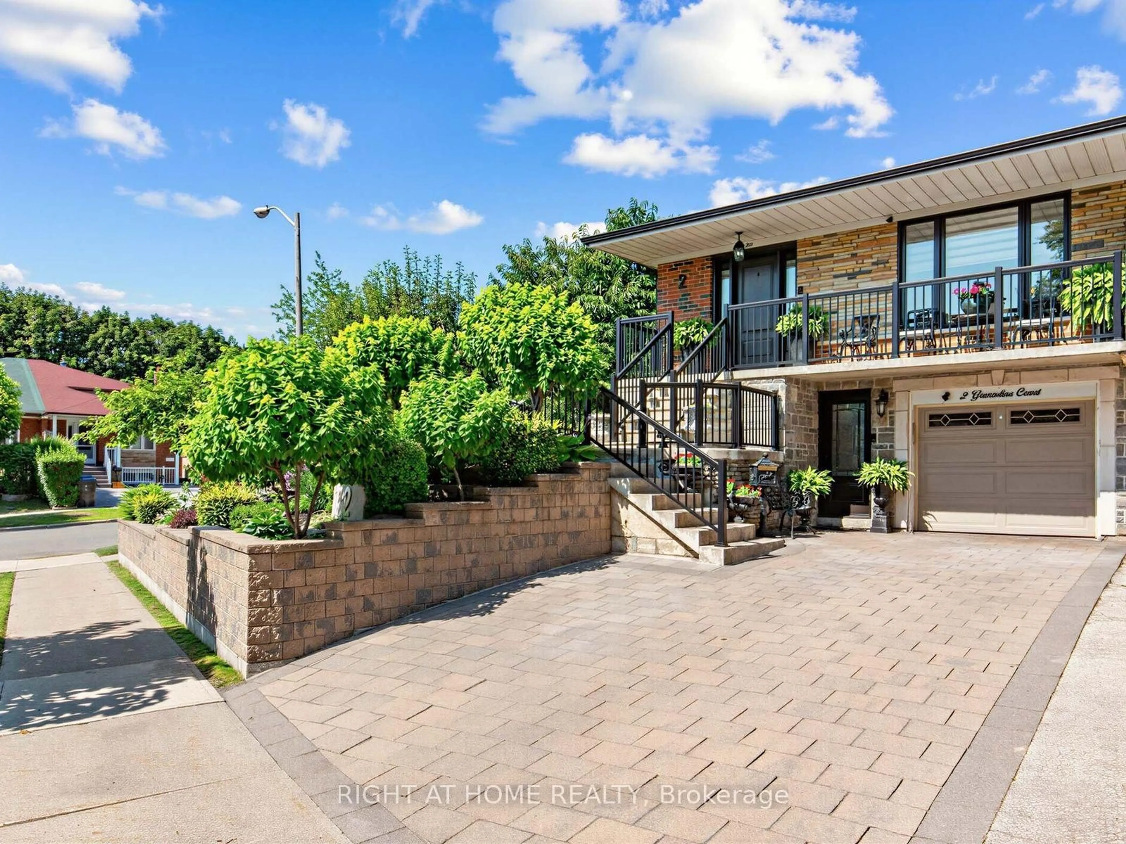 A pic from outside/outdoor area/front of a property/back of a property/a pic from drone, street for 2 Grenadine Crt, Toronto Ontario M9L 2H6