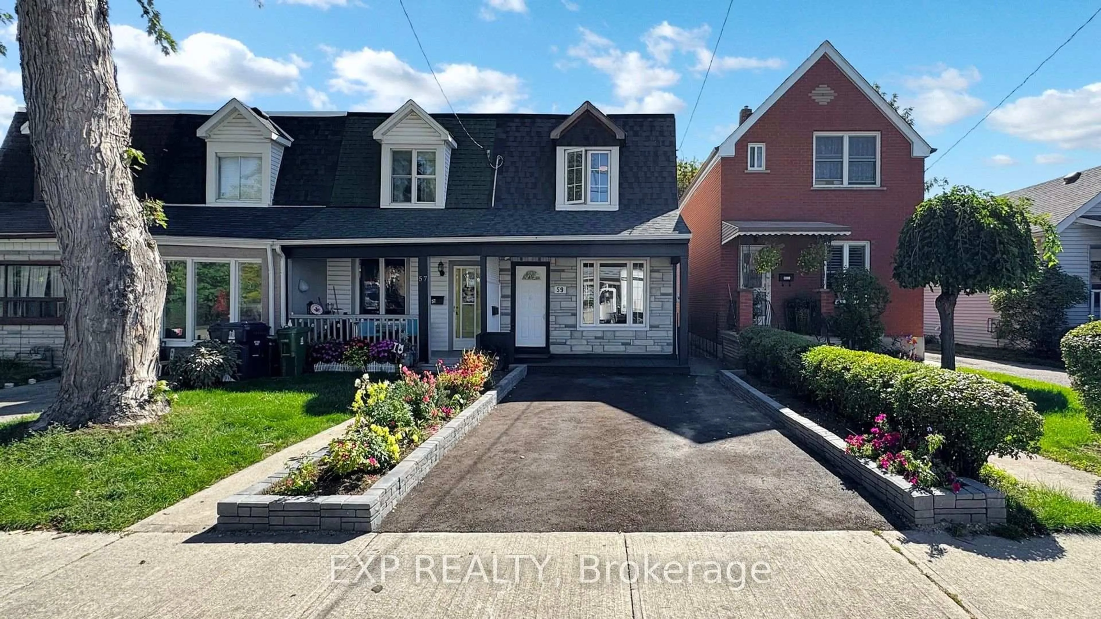 Home with brick exterior material, street for 59 Vanevery St, Toronto Ontario M8V 1Y5