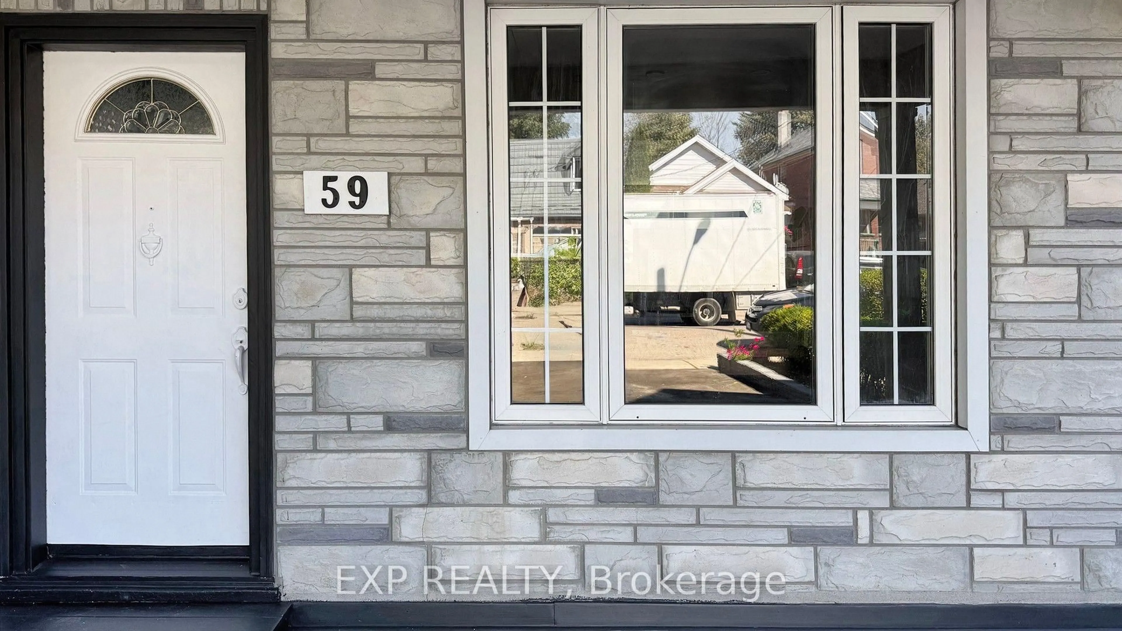 Home with brick exterior material, street for 59 Vanevery St, Toronto Ontario M8V 1Y5