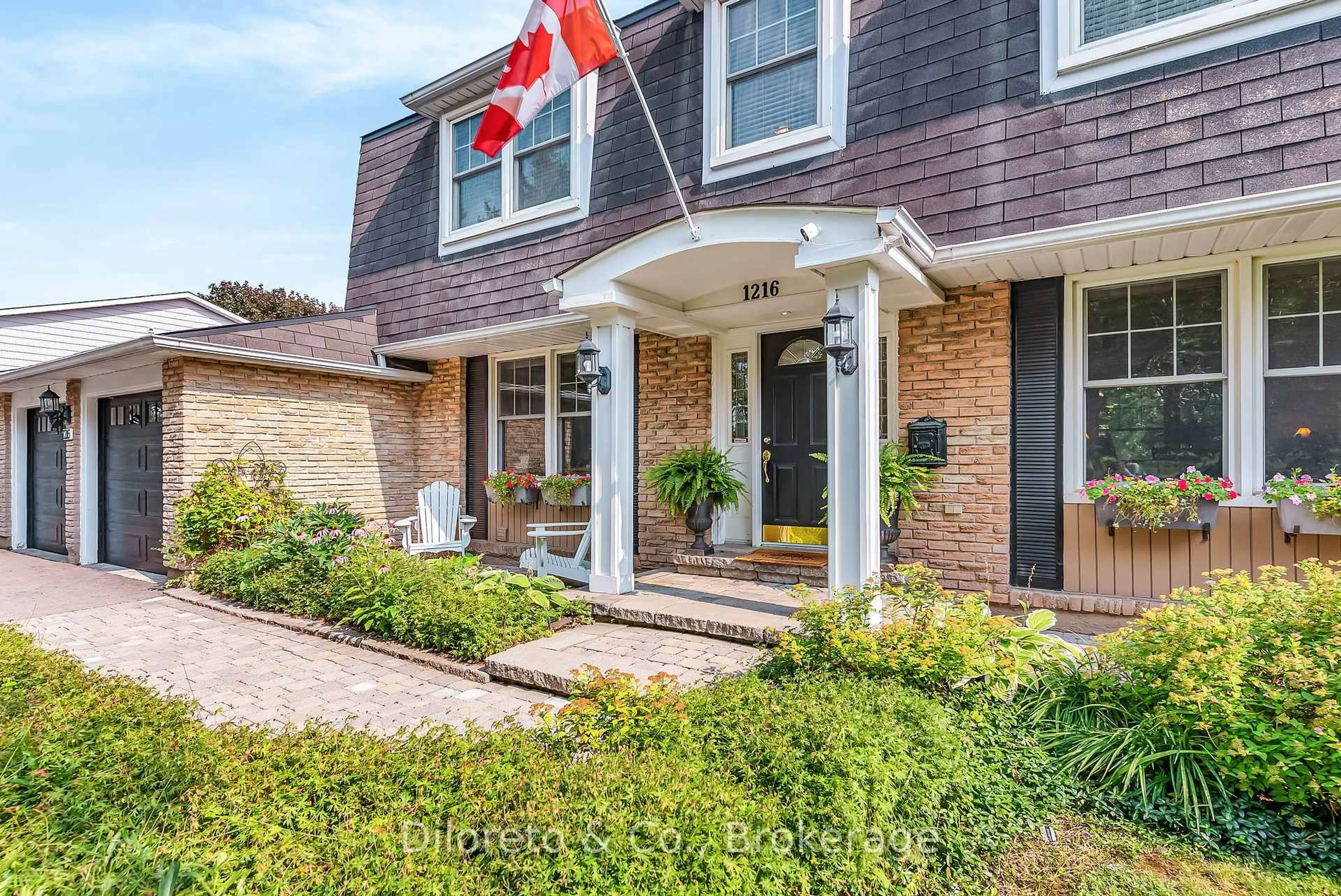 Home with brick exterior material, street for 1216 Tyandaga Park Dr, Burlington Ontario L7P 1M8