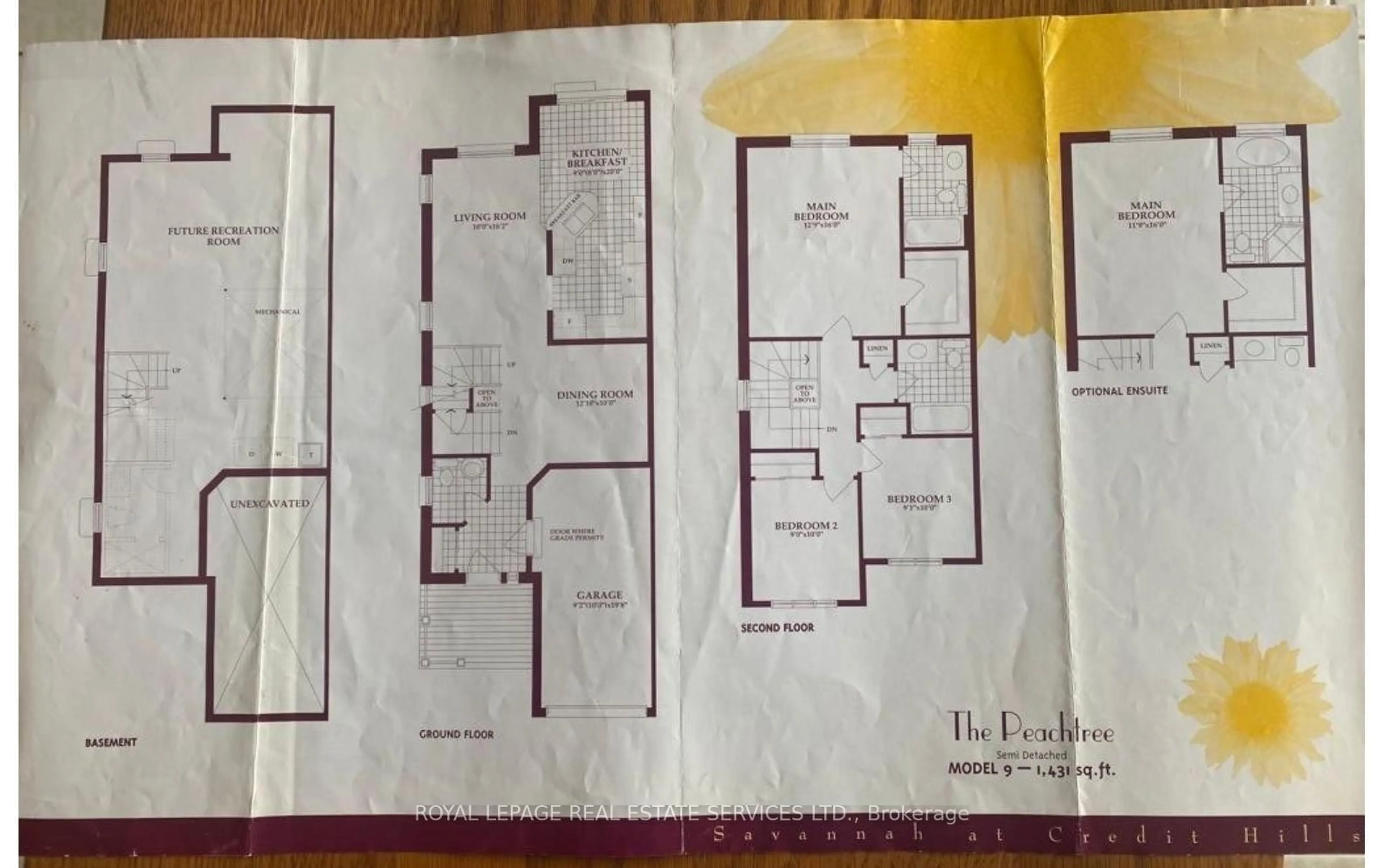Floor plan for 5552 Northrise Rd, Mississauga Ontario L5M 6E2