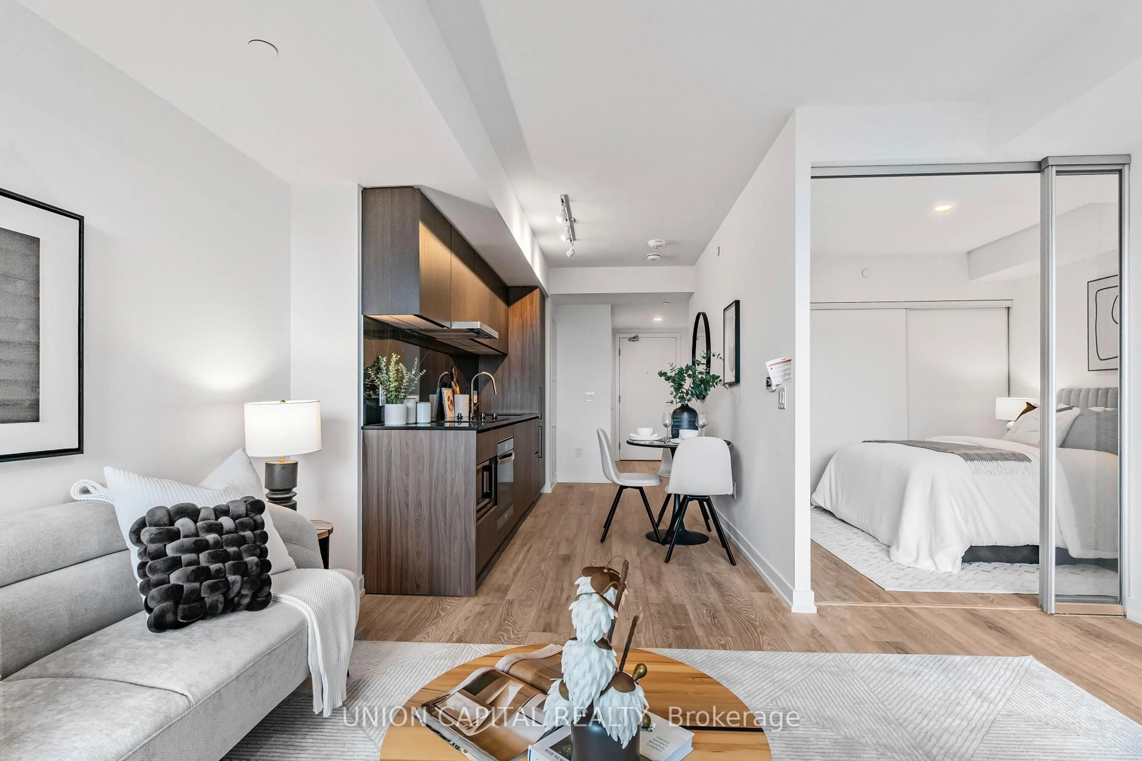 Living room with furniture, unknown for 1100 Sheppard Ave #635, Toronto Ontario M3K 0E4