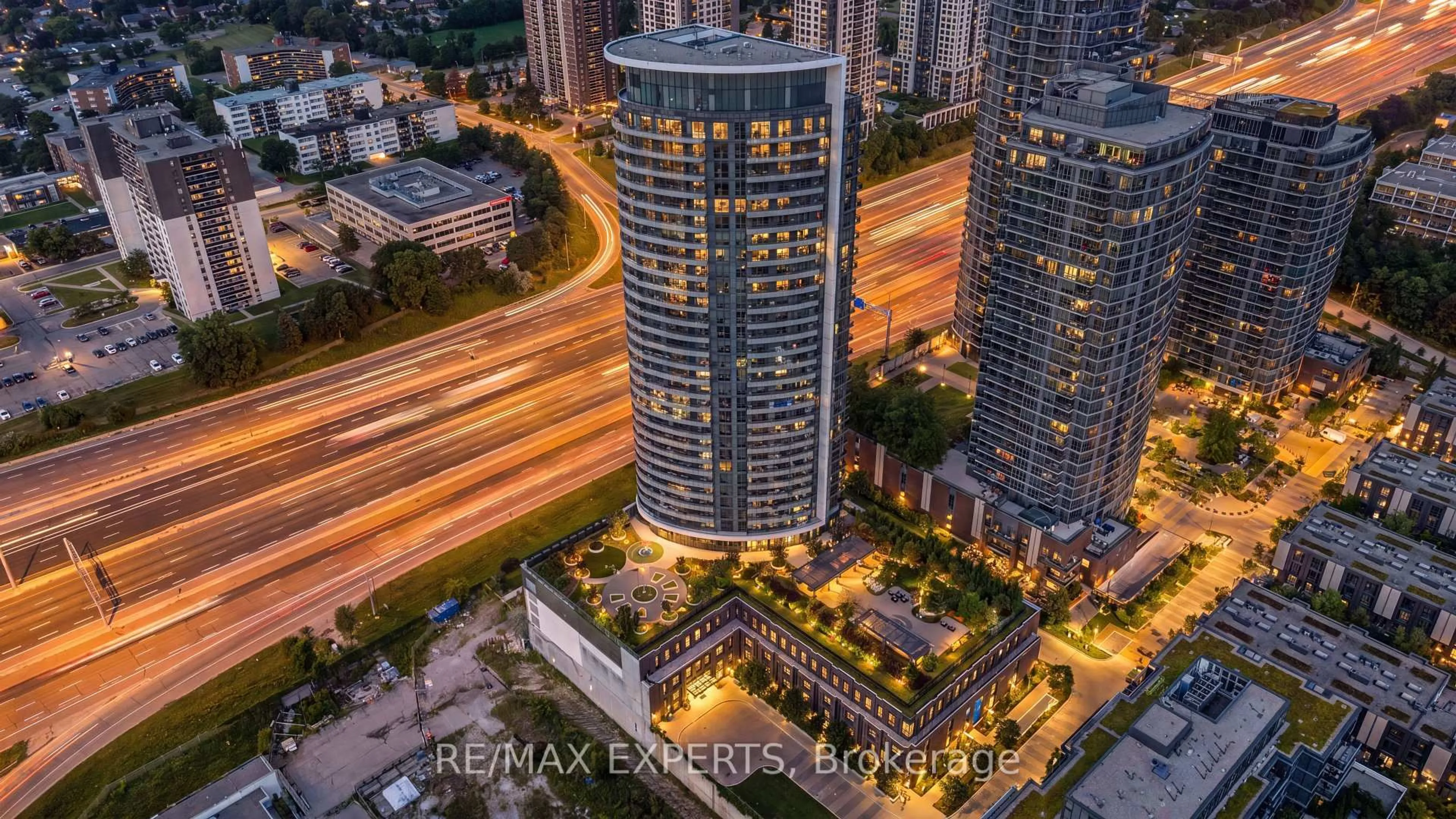 A pic from outside/outdoor area/front of a property/back of a property/a pic from drone, city buildings view from balcony for 30 Gibbs Rd #1902, Toronto Ontario M9B 0E4