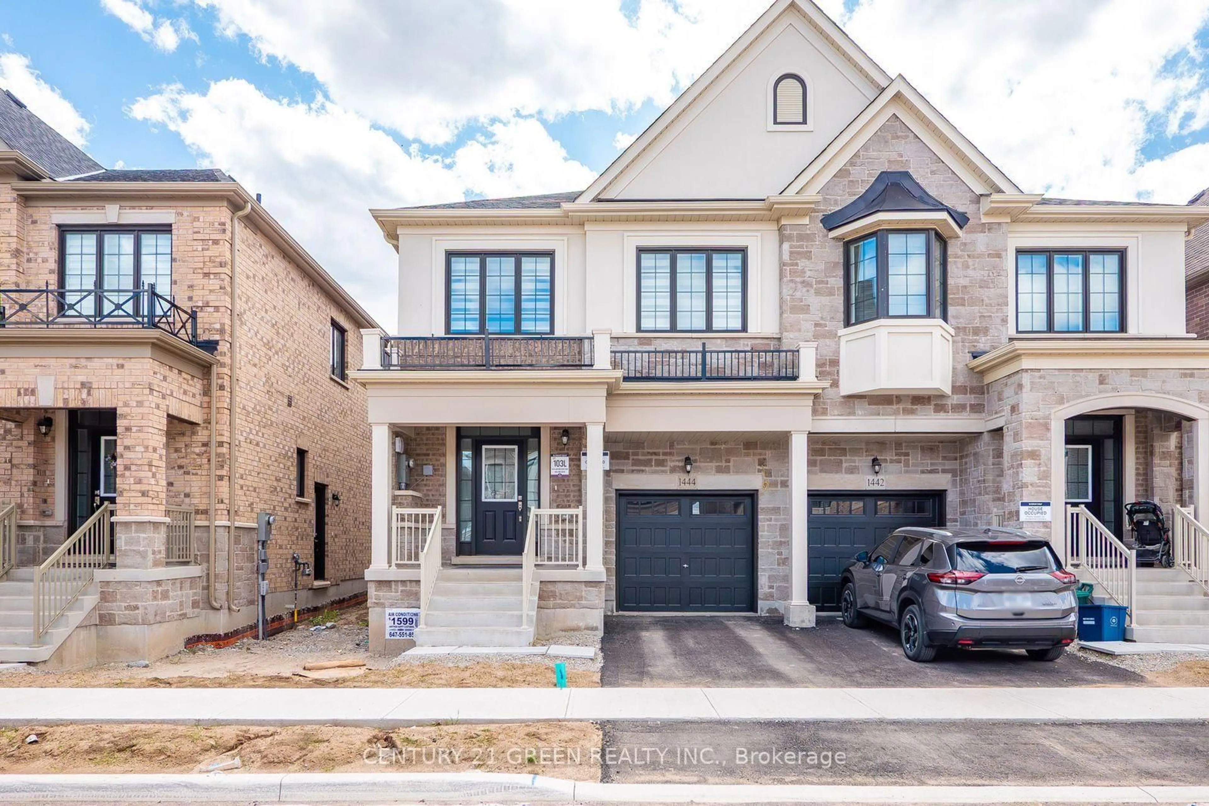 Home with brick exterior material, street for 1444 Savoline Blvd, Milton Ontario L9E 2E9
