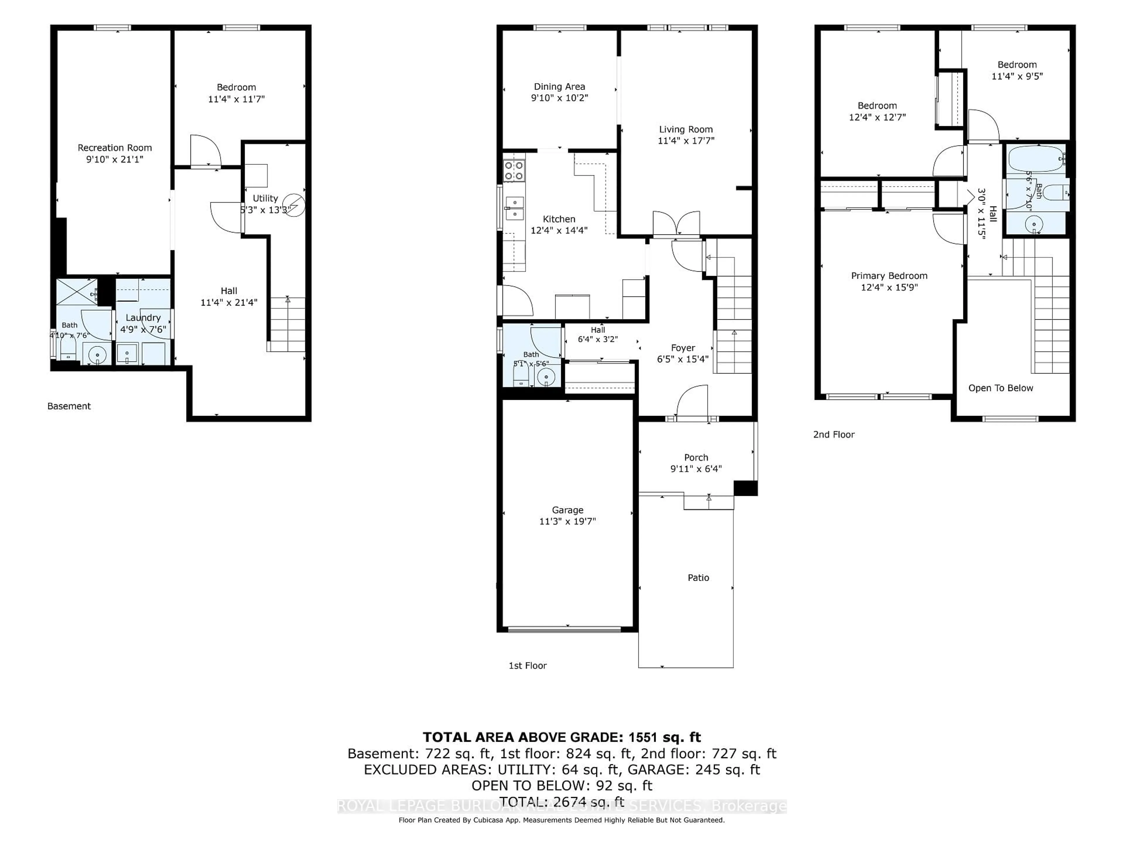 Floor plan for 3094 Autumn Hill Cres, Burlington Ontario L7M 1Y6