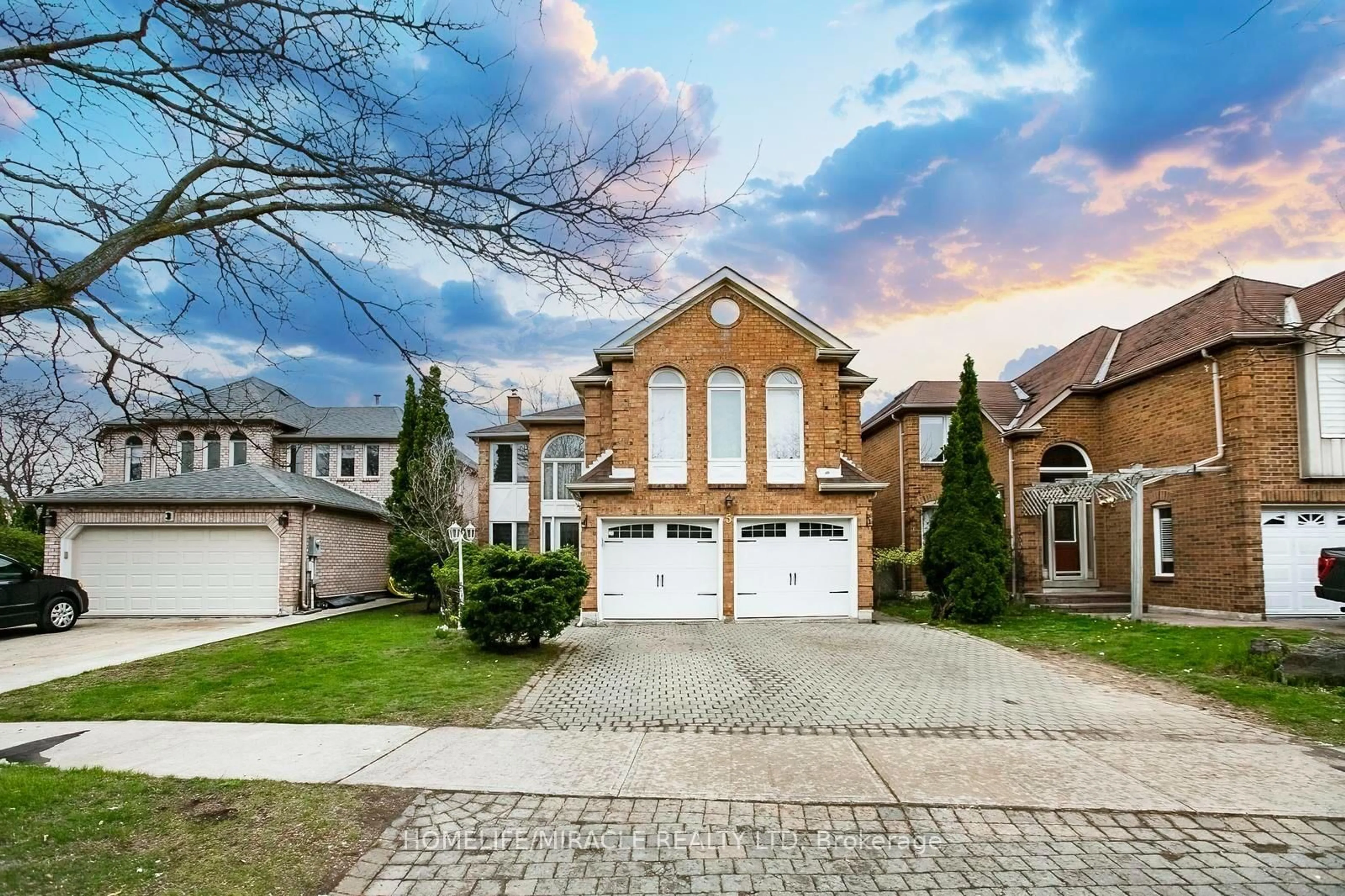 Home with brick exterior material, street for 5 Butlermere Dr, Brampton Ontario L6Y 4S1