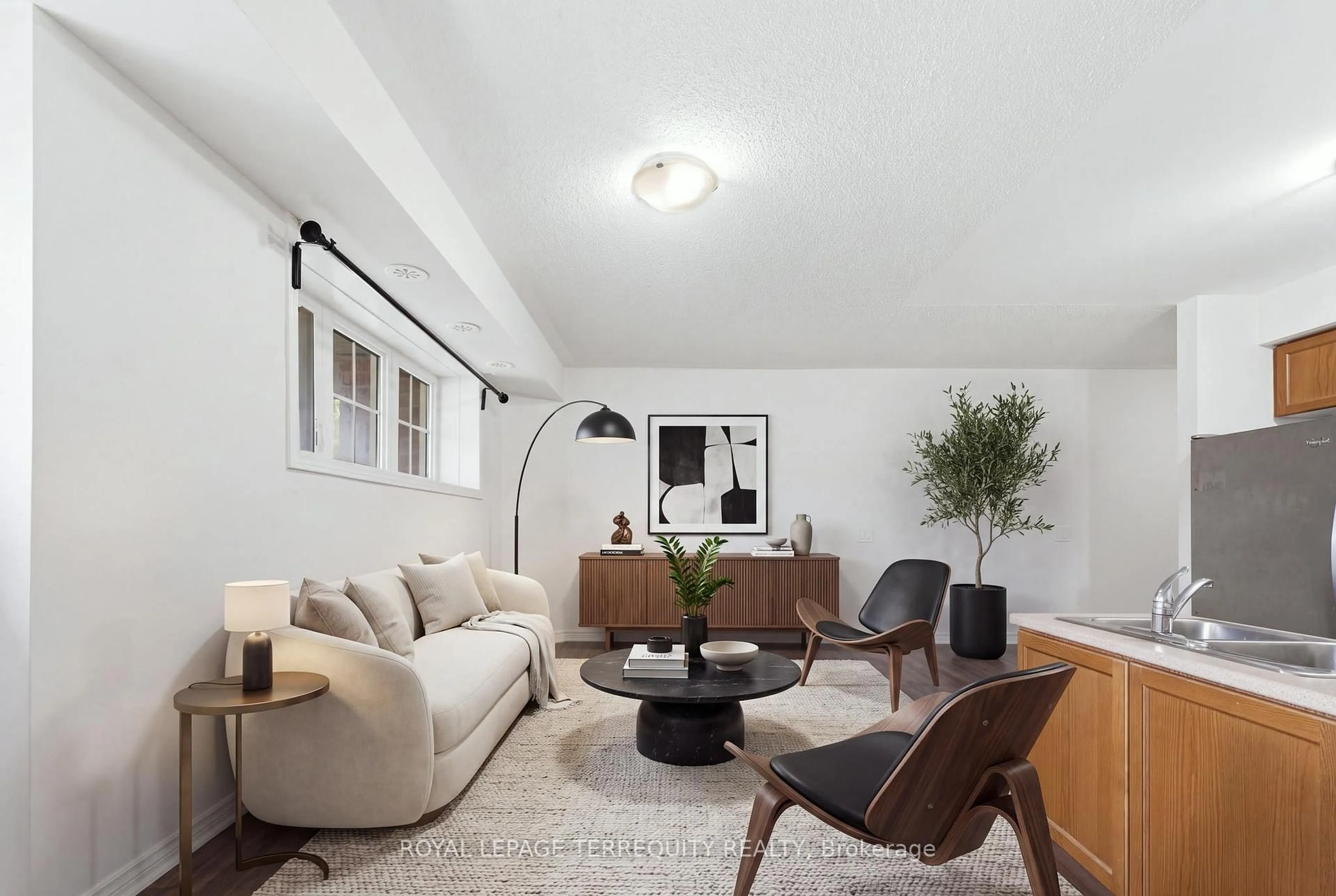Living room with furniture, unknown for 141 Isaac Devins Blvd #3, Toronto Ontario M9M 0C4