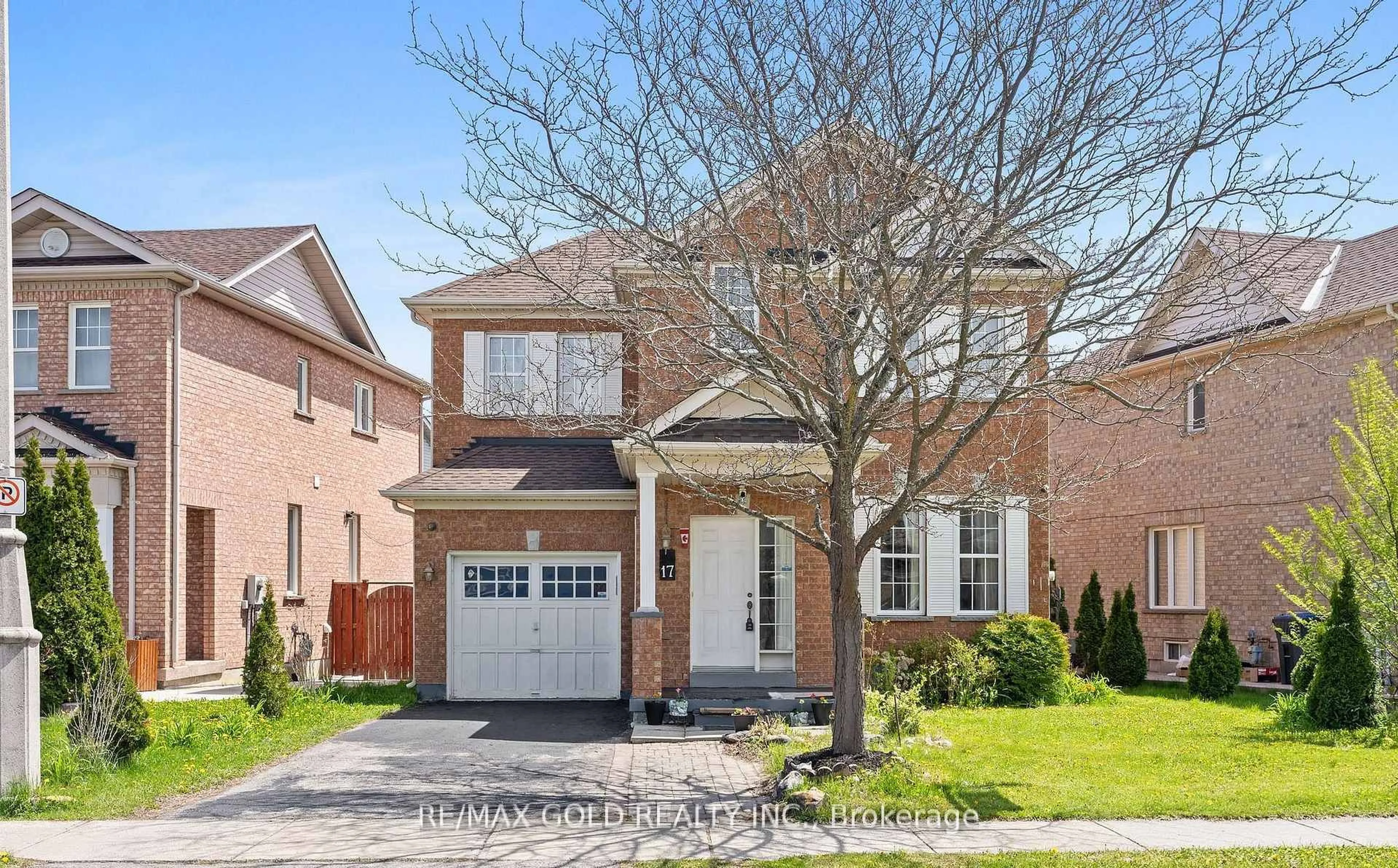 Home with brick exterior material, street for 17 Calderstone Rd, Brampton Ontario L6P 2A4