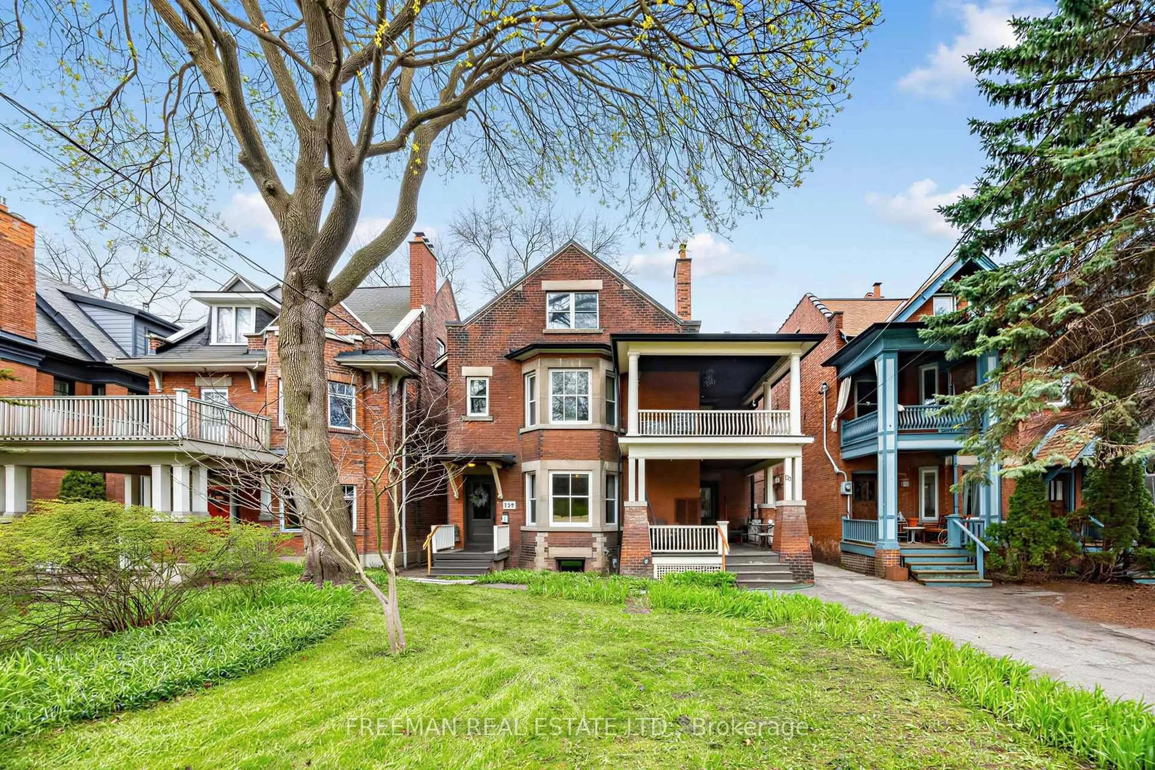 Home with brick exterior material, street for 129 Indian Rd, Toronto Ontario M6R 2V5