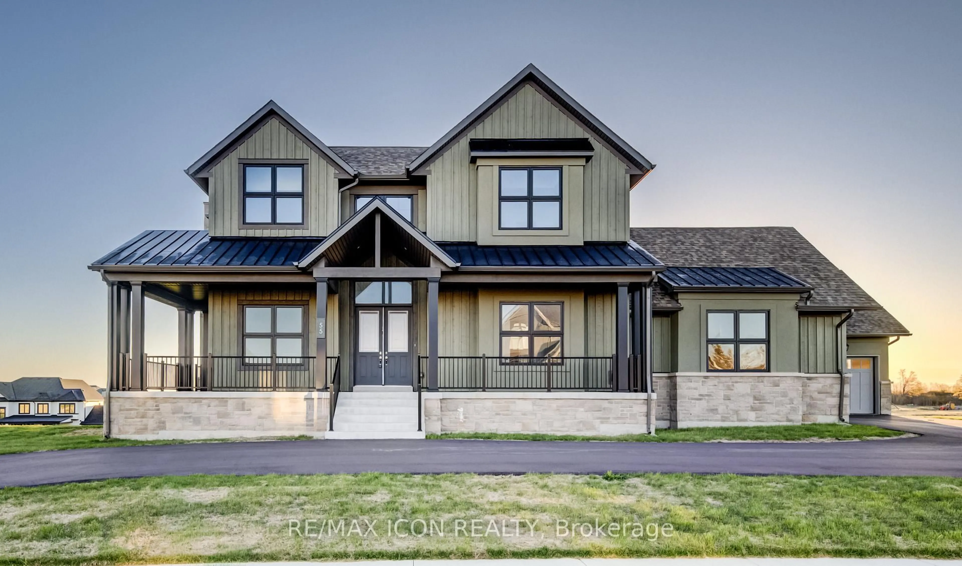 Home with vinyl exterior material, street for 55 William Crisp Dr, Caledon Ontario L7K 2R7