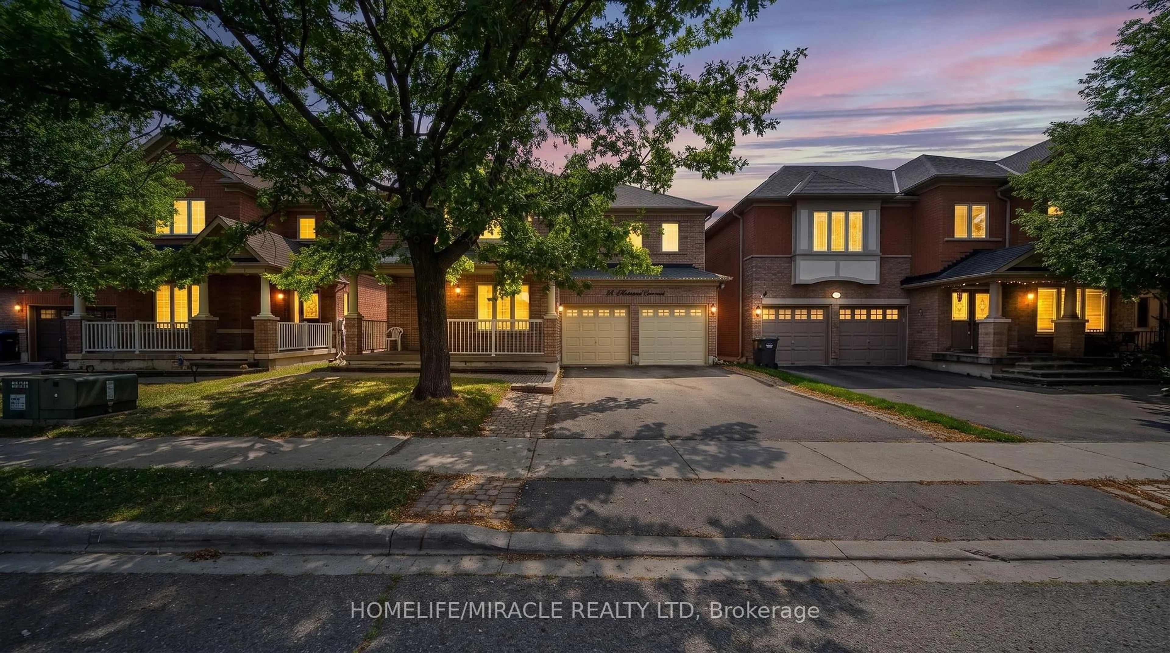 Home with brick exterior material, street for 55 Mainard Cres, Brampton Ontario L6R 2T8