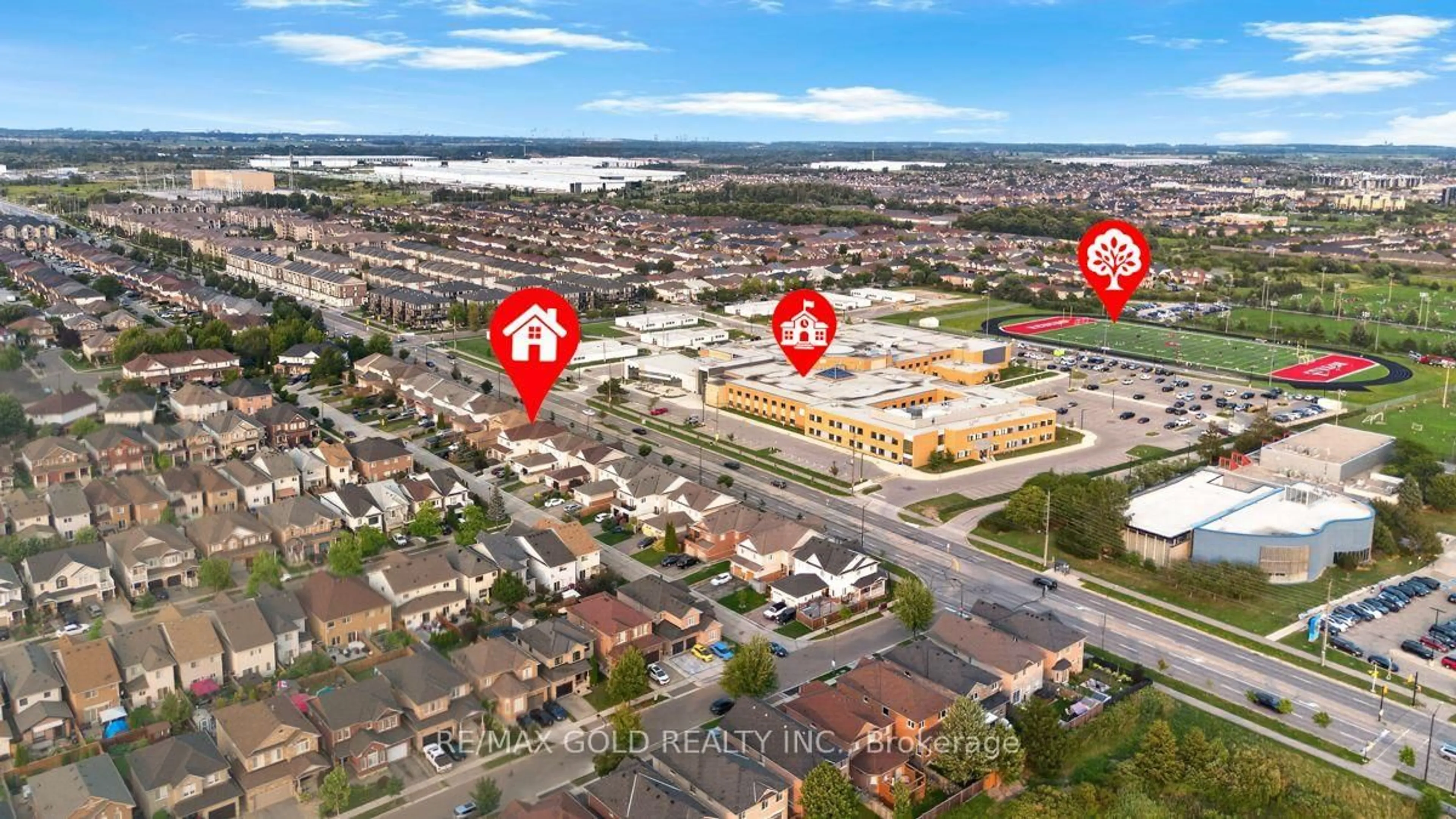 A pic from outside/outdoor area/front of a property/back of a property/a pic from drone, street for 1110 DAVIS Lane, Milton Ontario L9T 5P9