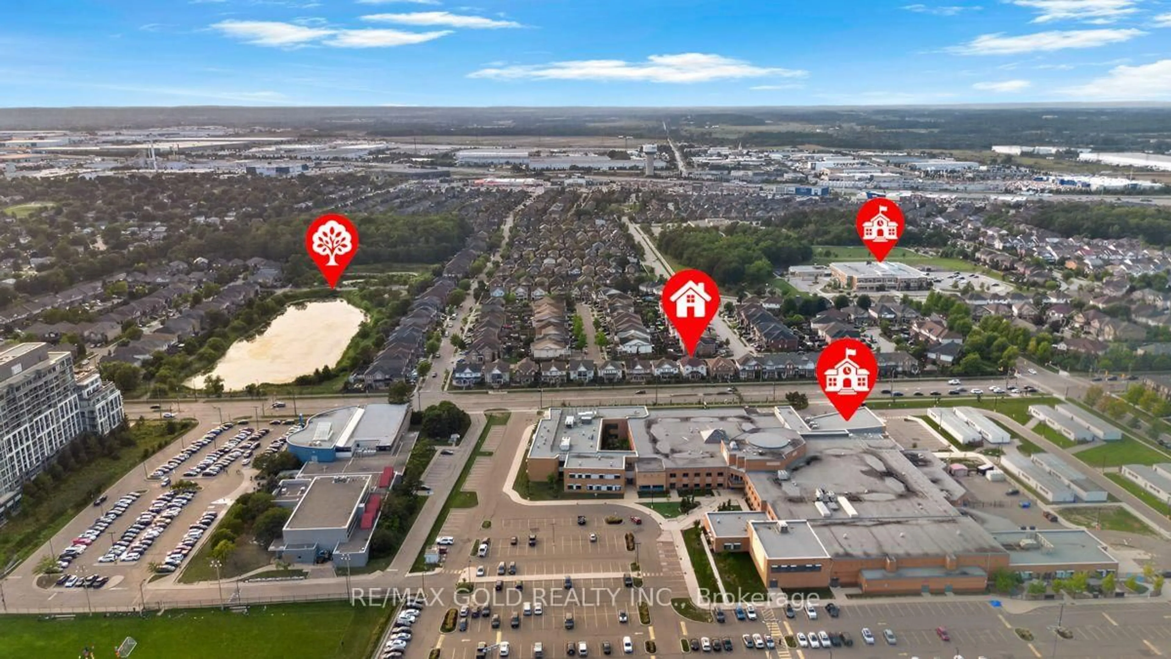 A pic from outside/outdoor area/front of a property/back of a property/a pic from drone, street for 1110 DAVIS Lane, Milton Ontario L9T 5P9