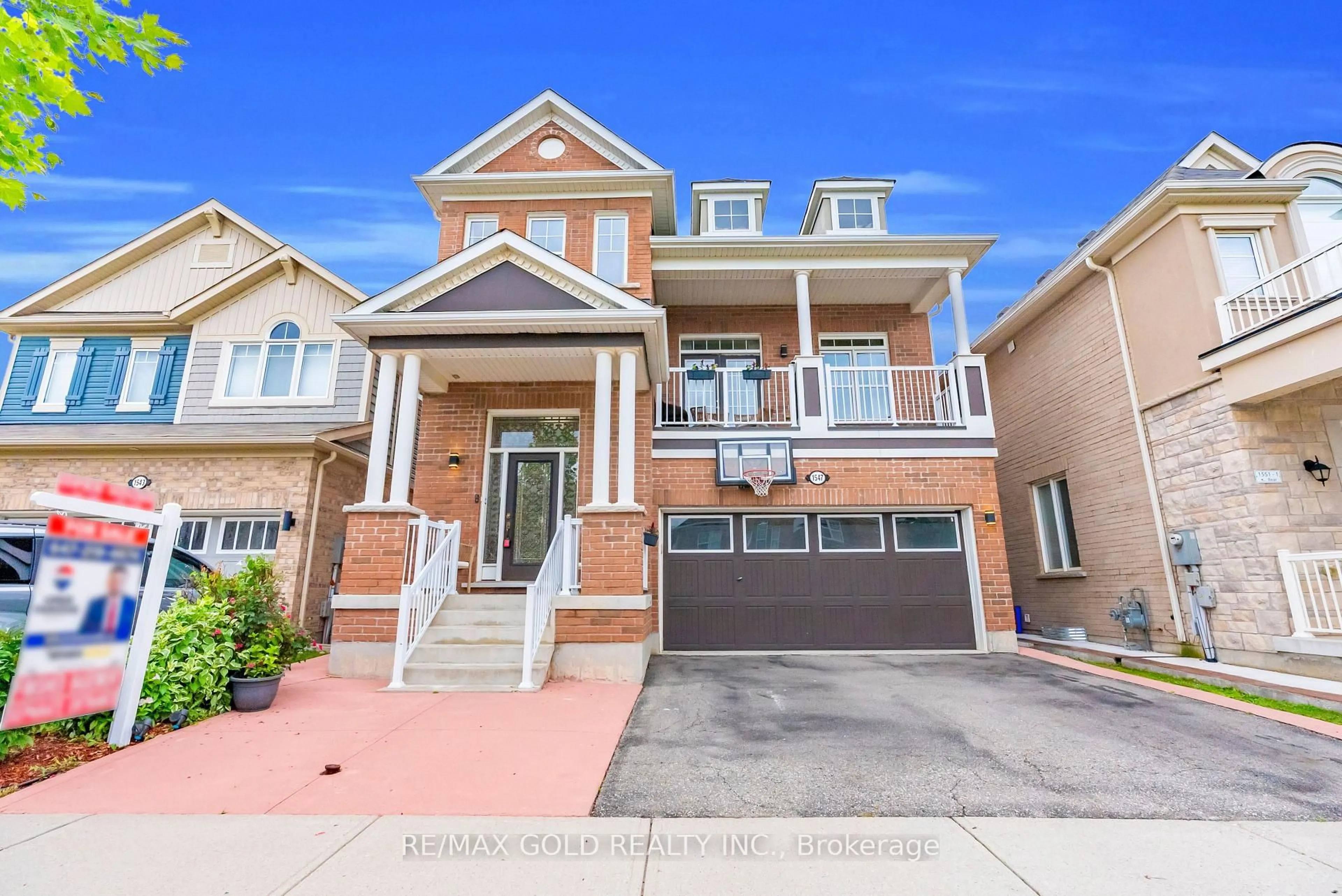 Home with brick exterior material, street for 1547 Farmstead Dr, Milton Ontario L9E 0A6