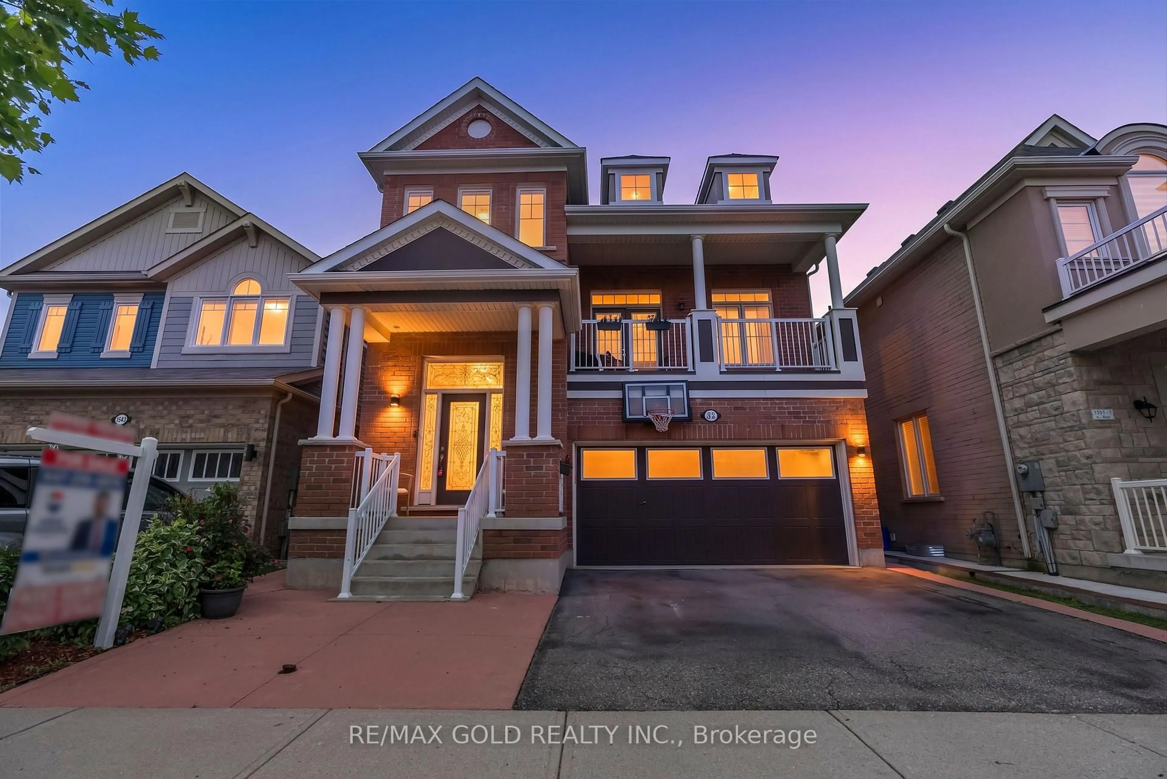Home with brick exterior material, street for 1547 Farmstead Dr, Milton Ontario L9E 0A6