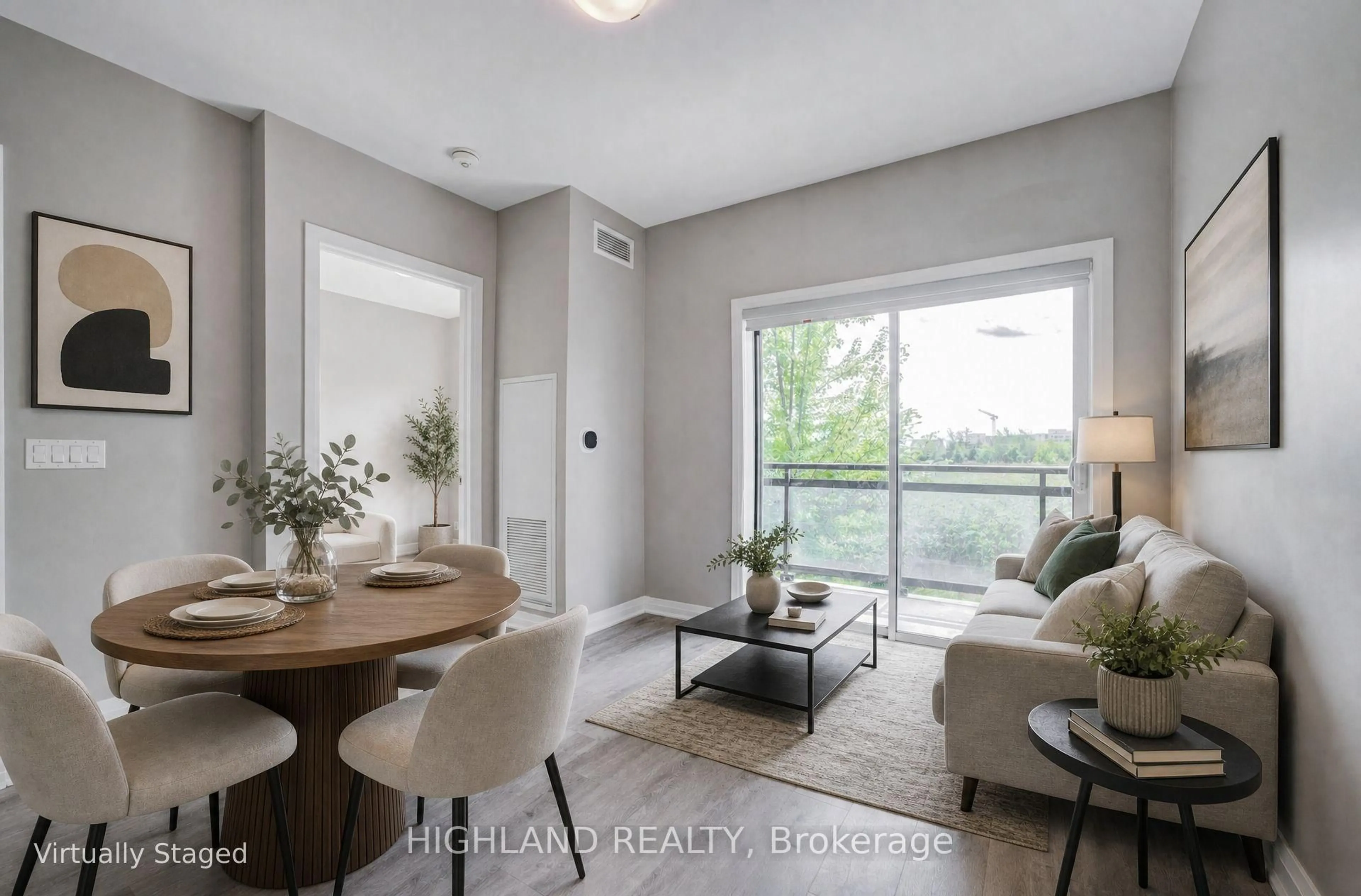 Living room with furniture, unknown for 102 Grovewood Common #129, Oakville Ontario L6H 0X2