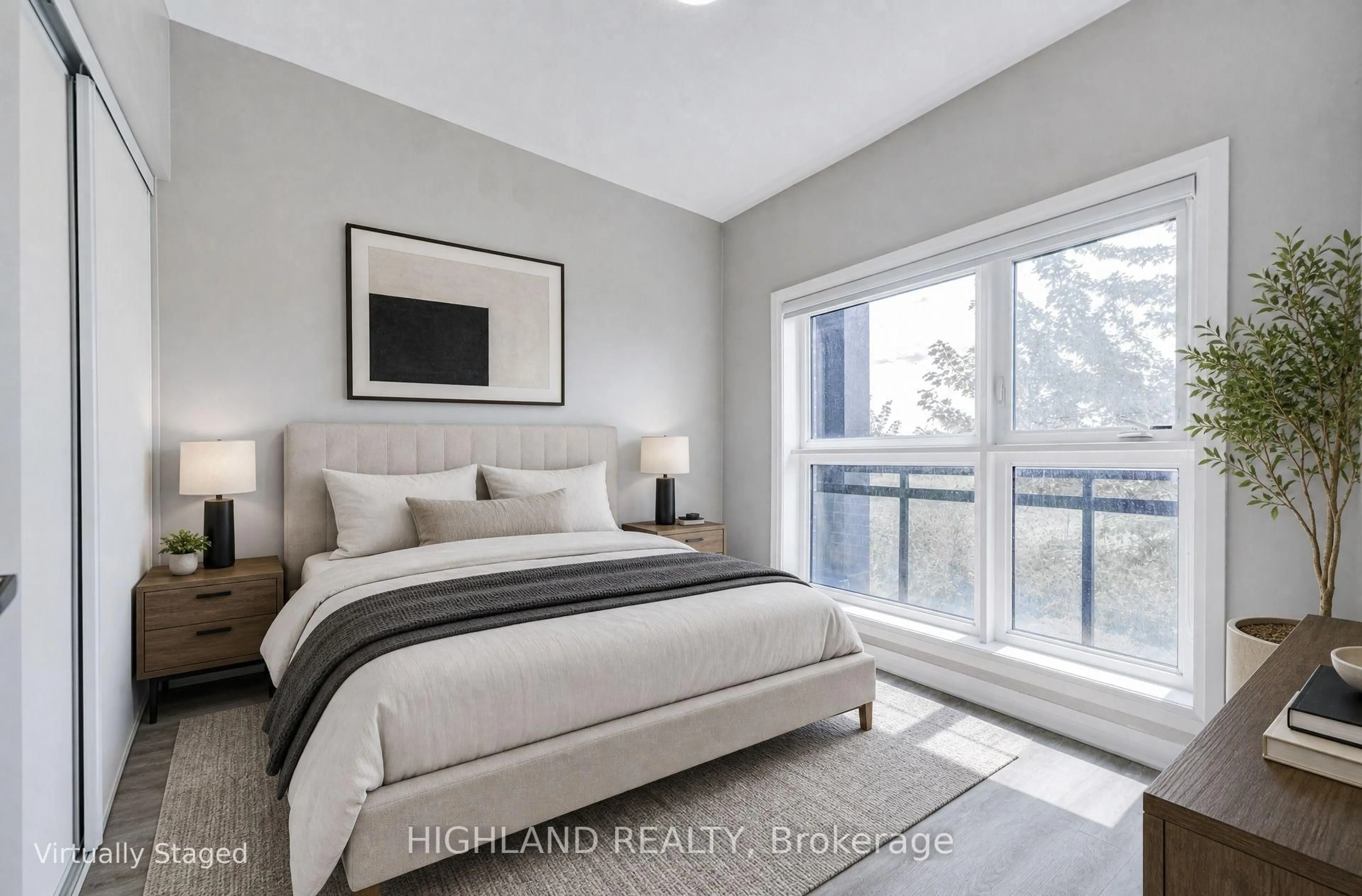 Bedroom with bed, unknown for 102 Grovewood Common #129, Oakville Ontario L6H 0X2