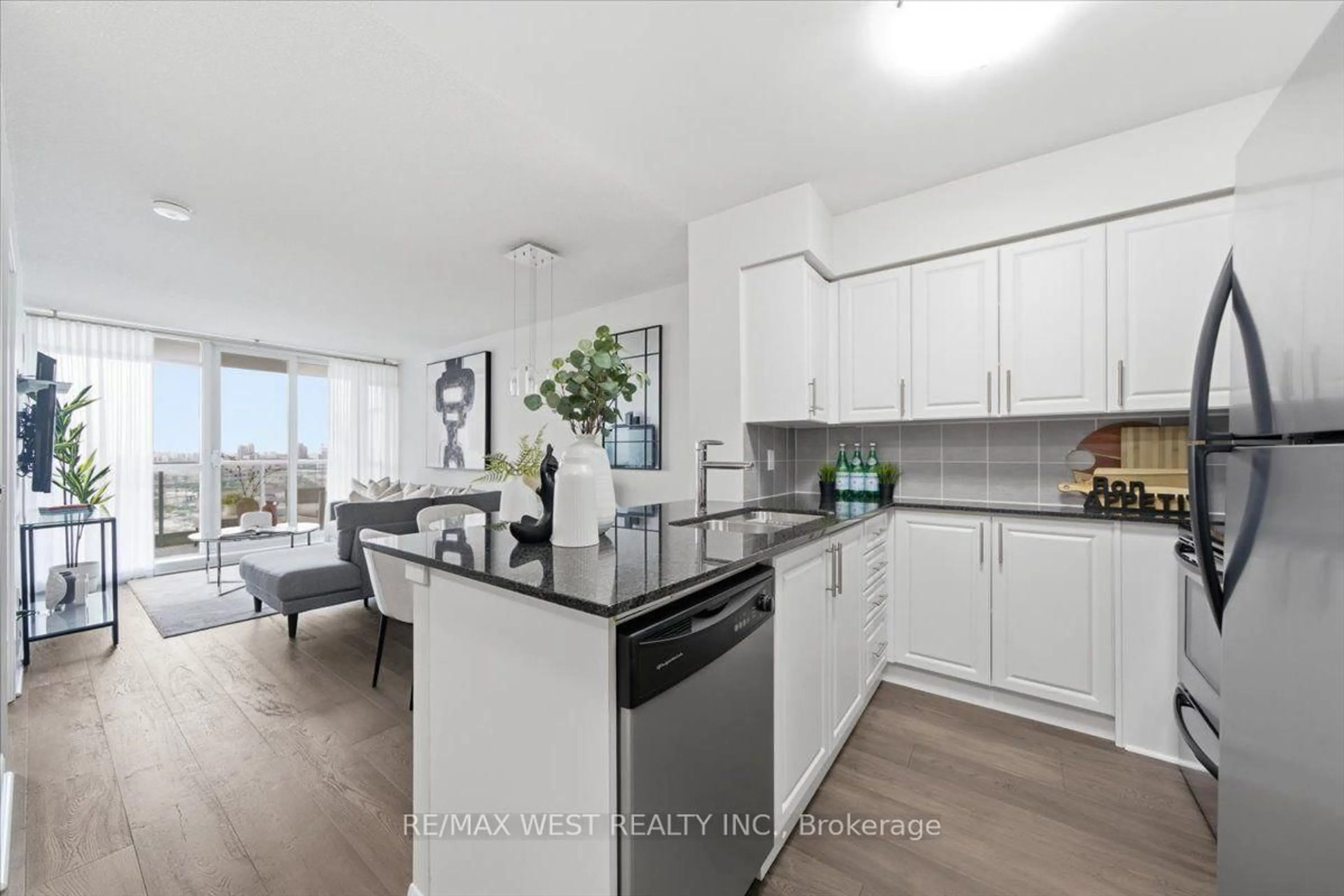 Open concept kitchen, unknown for 225 Sherway Gardens Rd #2303, Toronto Ontario M9C 0A3