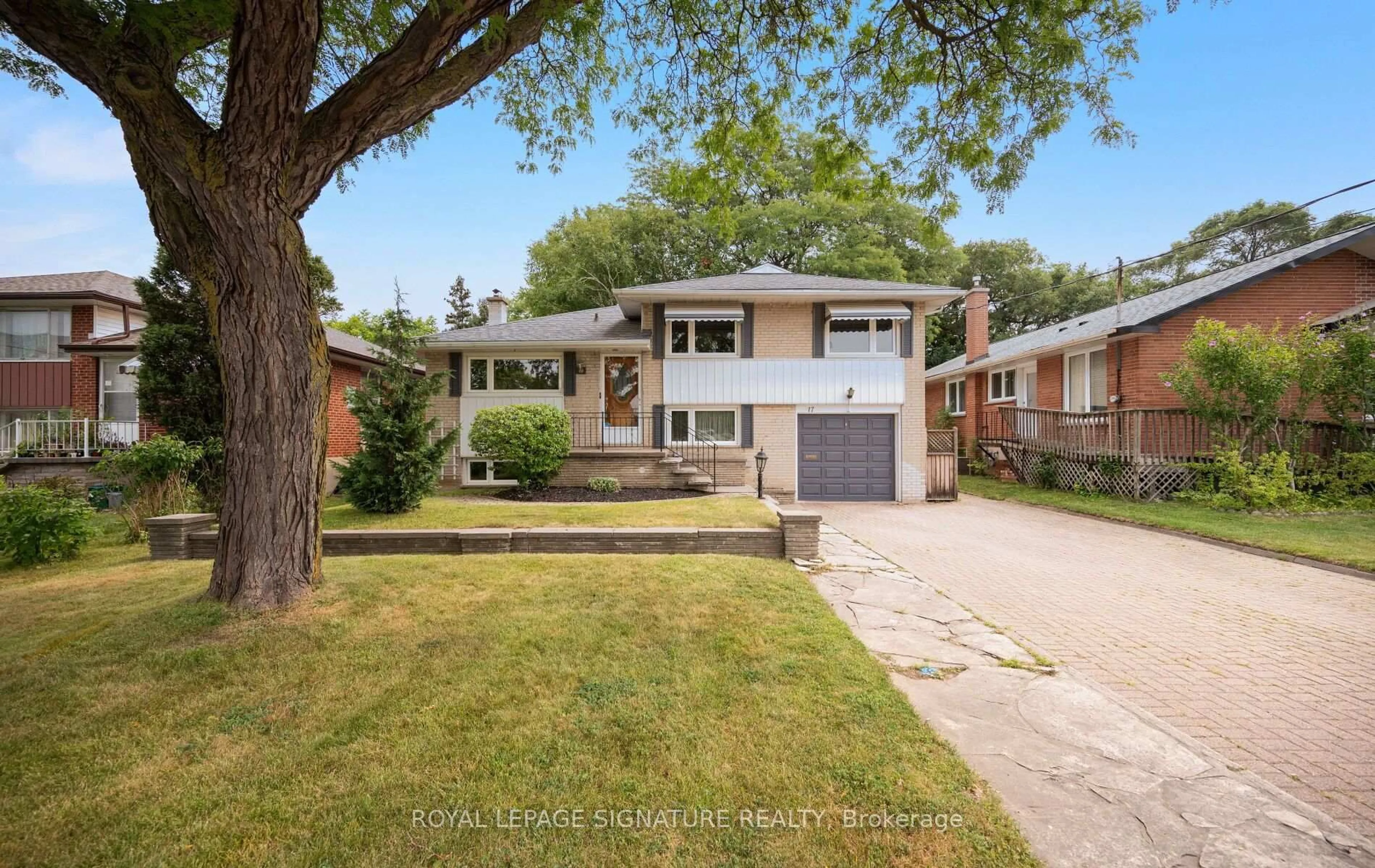 Home with brick exterior material, street for 17 Templar Dr, Toronto Ontario M9R 3C6