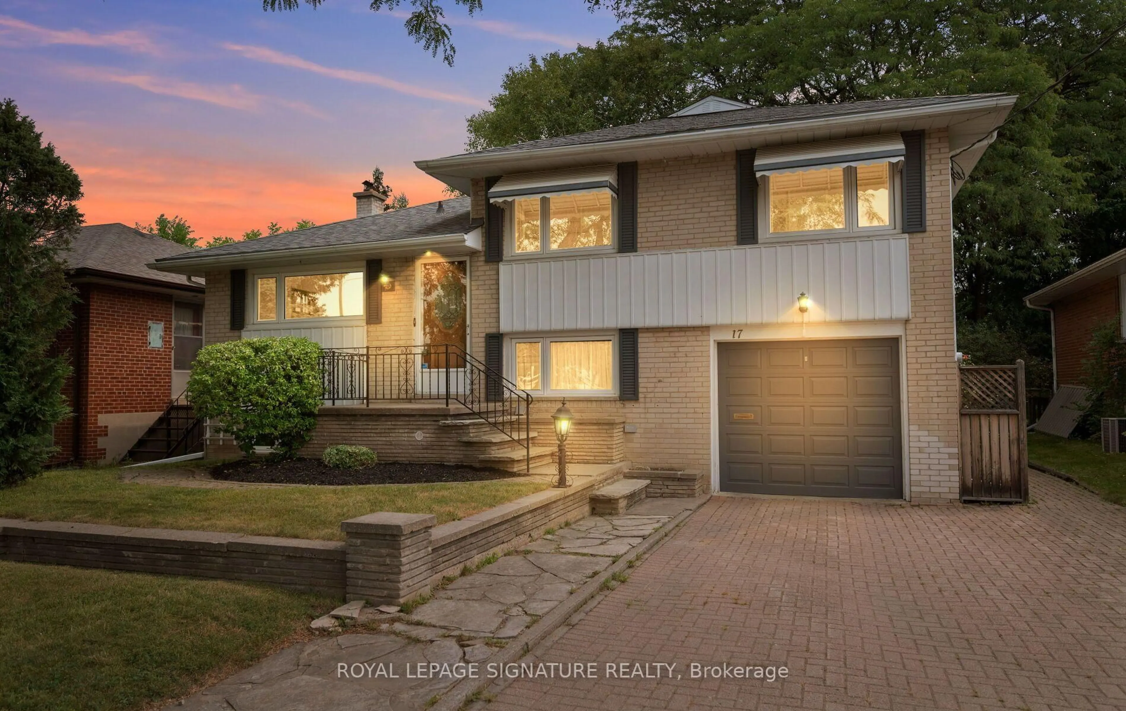 Home with brick exterior material, street for 17 Templar Dr, Toronto Ontario M9R 3C6