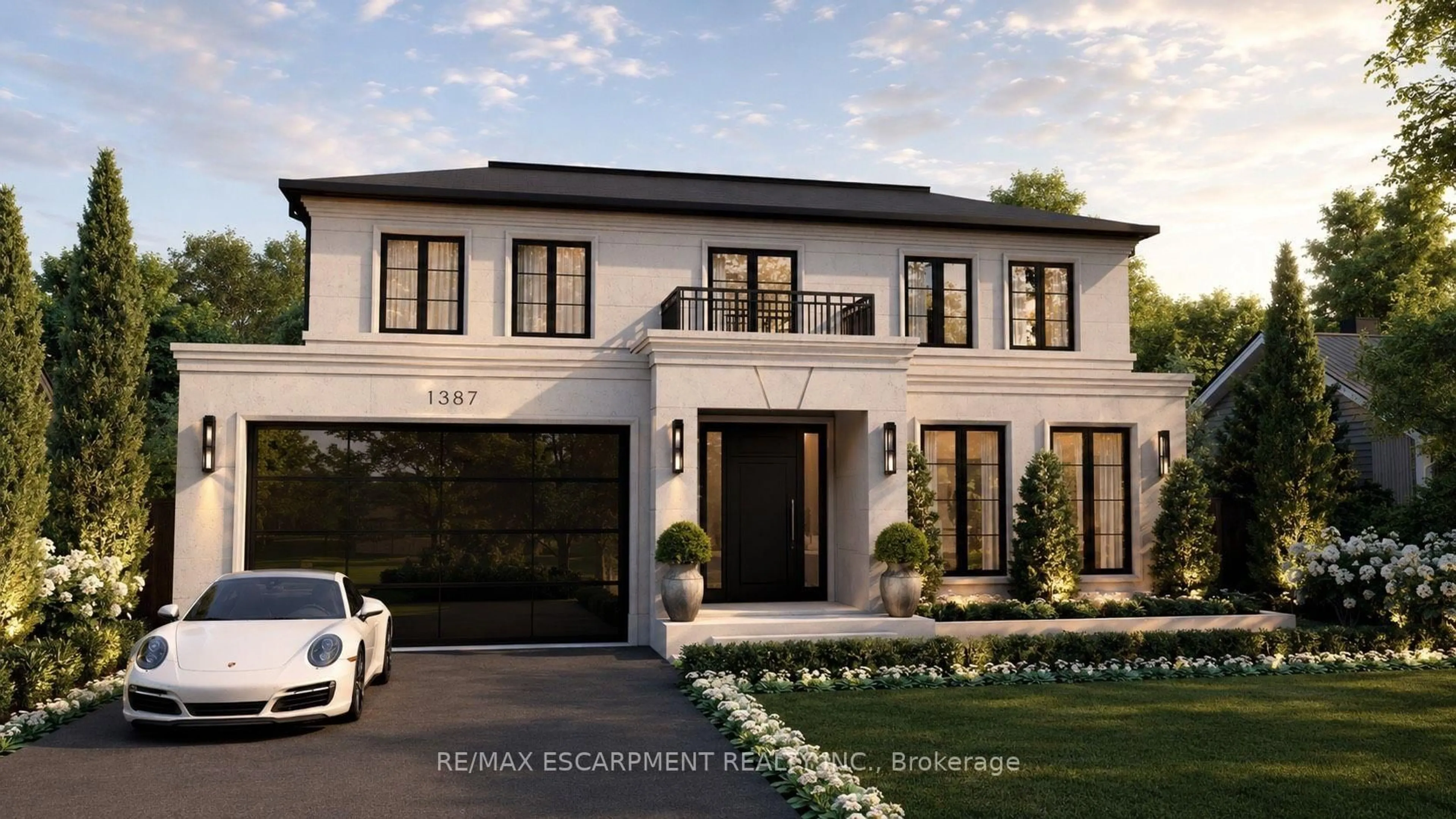 Home with brick exterior material, street for 1387 WAVERLY Ave, Oakville Ontario L6L 2S4