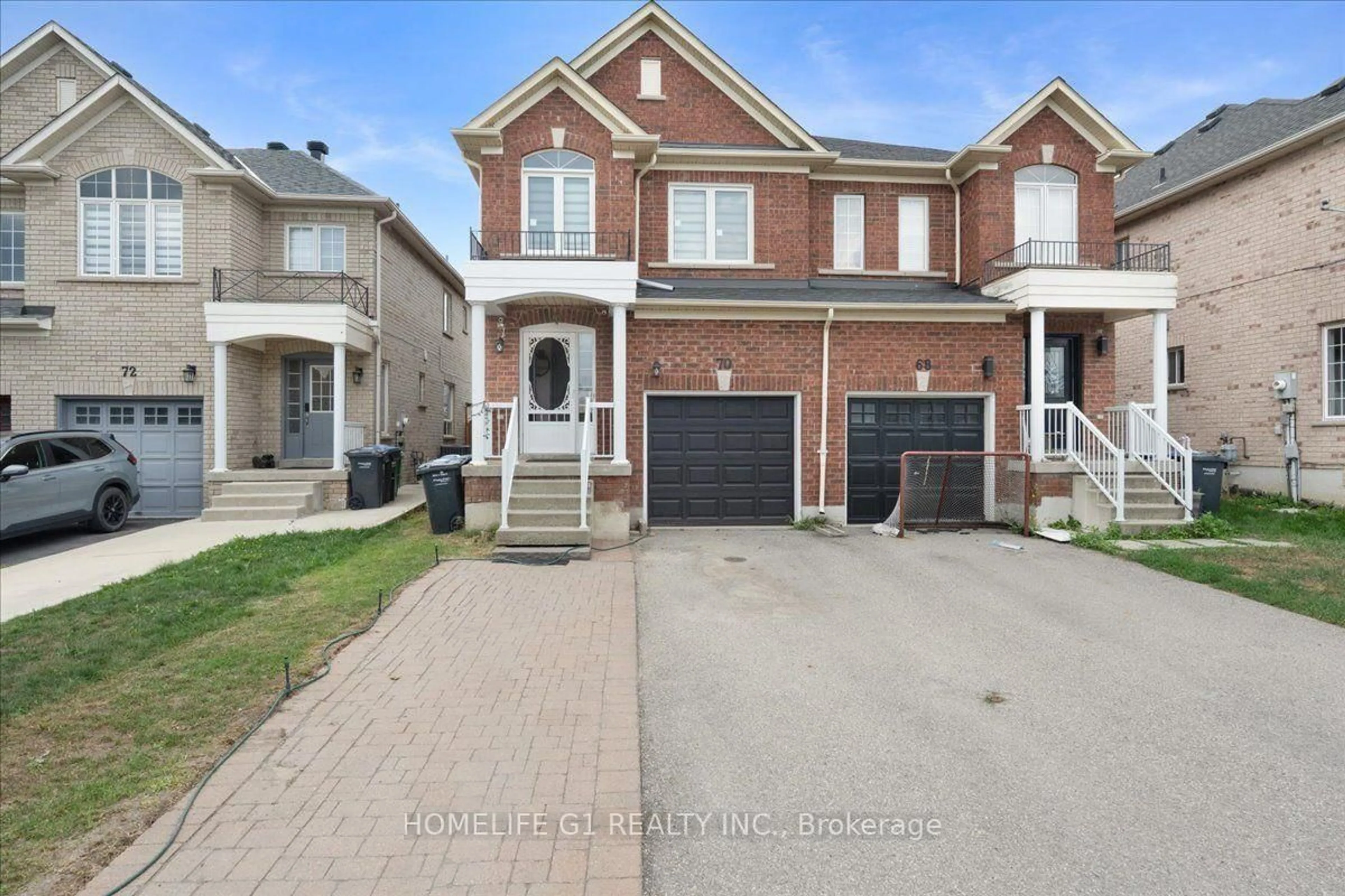 Home with brick exterior material, street for 70 Tarquini Cres, Caledon Ontario L7E 2Z5
