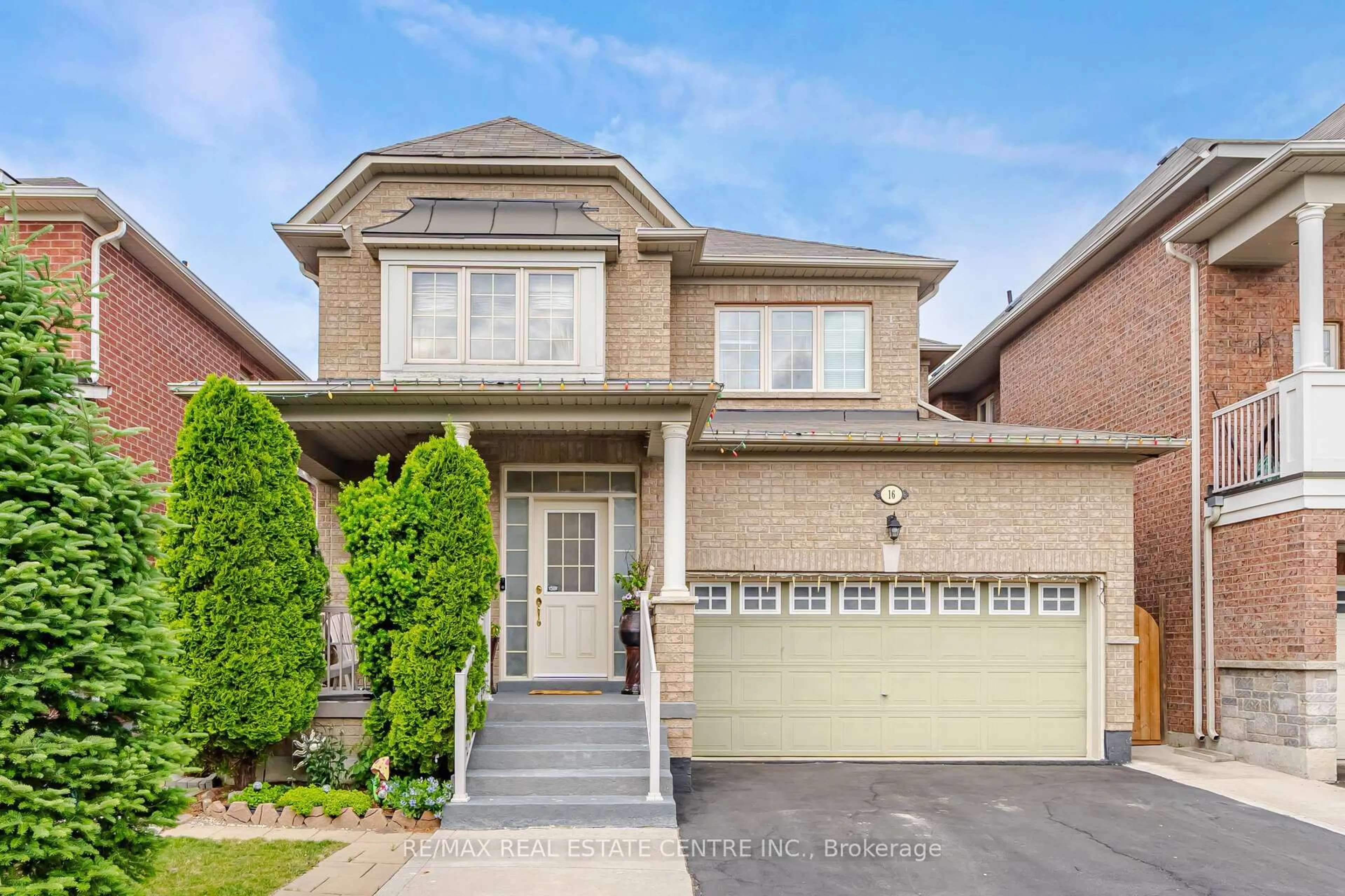 Home with brick exterior material, street for 16 Gamson Cres, Brampton Ontario L6R 0V8