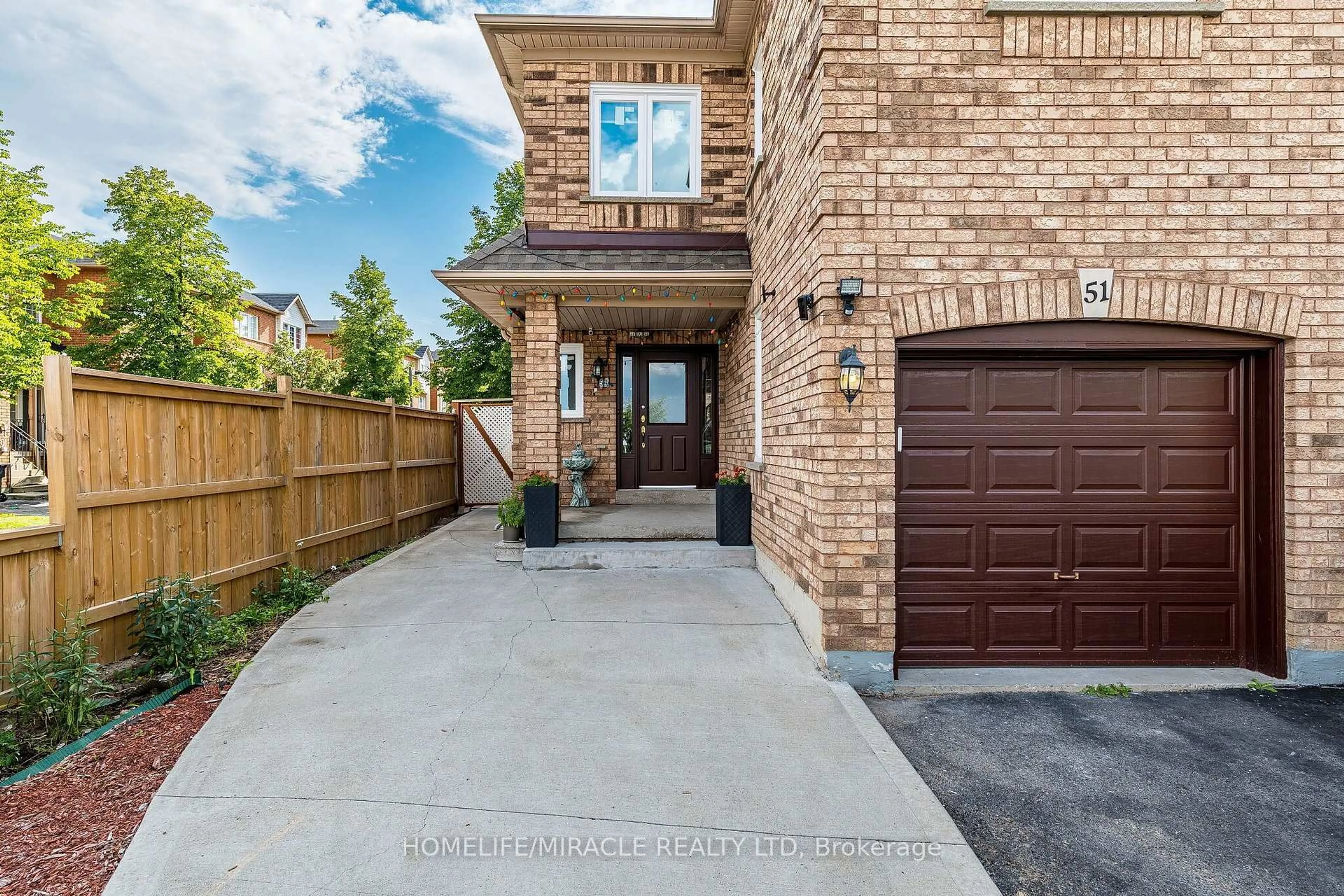 Home with brick exterior material, street for 51 Brickyard Way, Brampton Ontario L6V 4L6