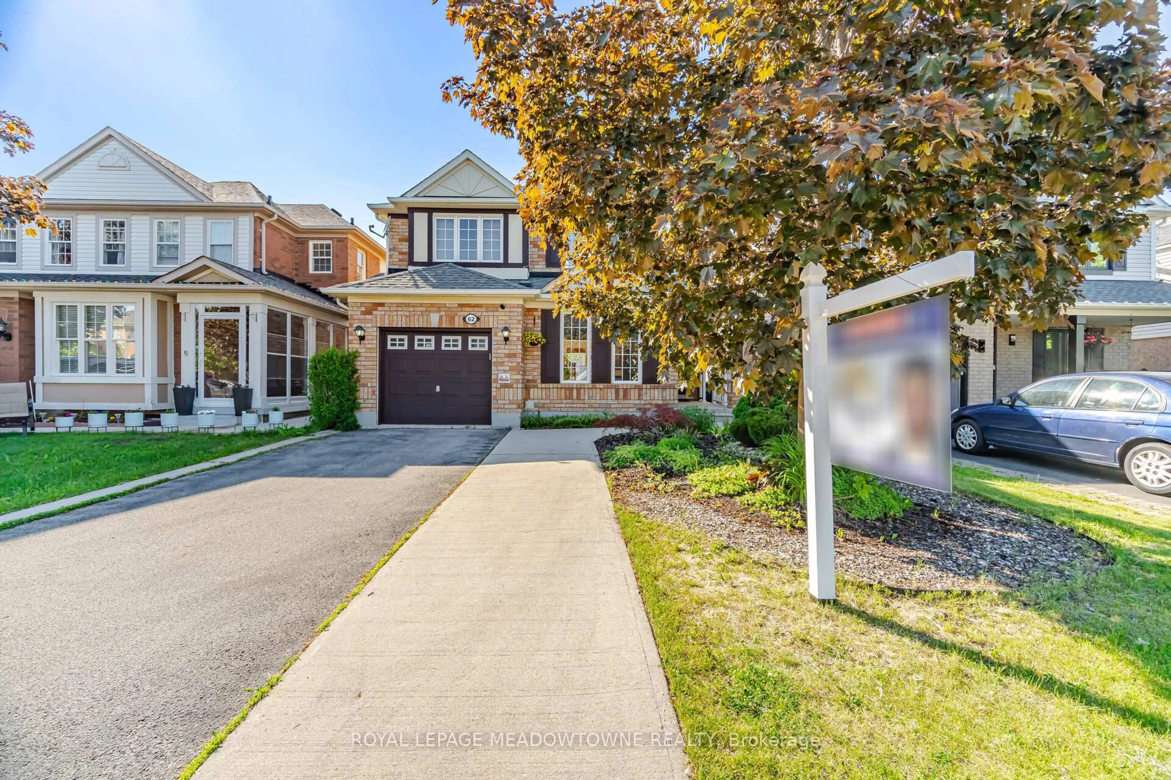 Home with brick exterior material, street for 62 Sugarhill Dr, Brampton Ontario L7A 3N2