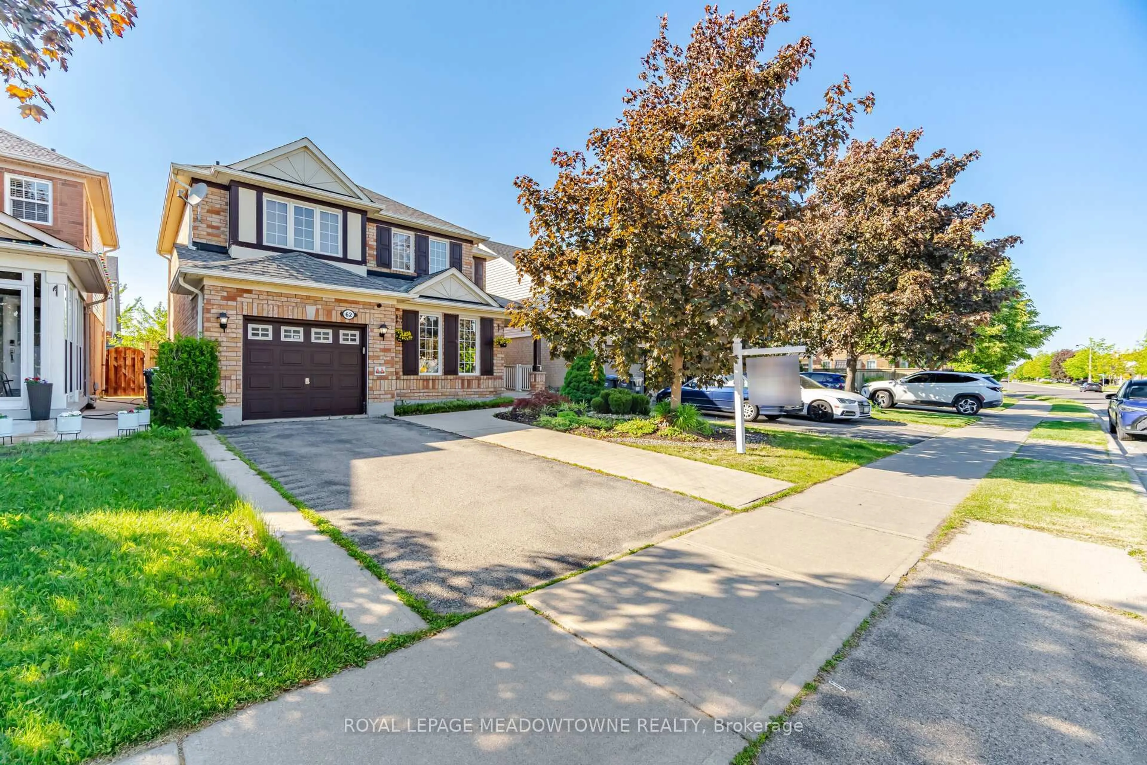 Home with brick exterior material, street for 62 Sugarhill Dr, Brampton Ontario L7A 3N2