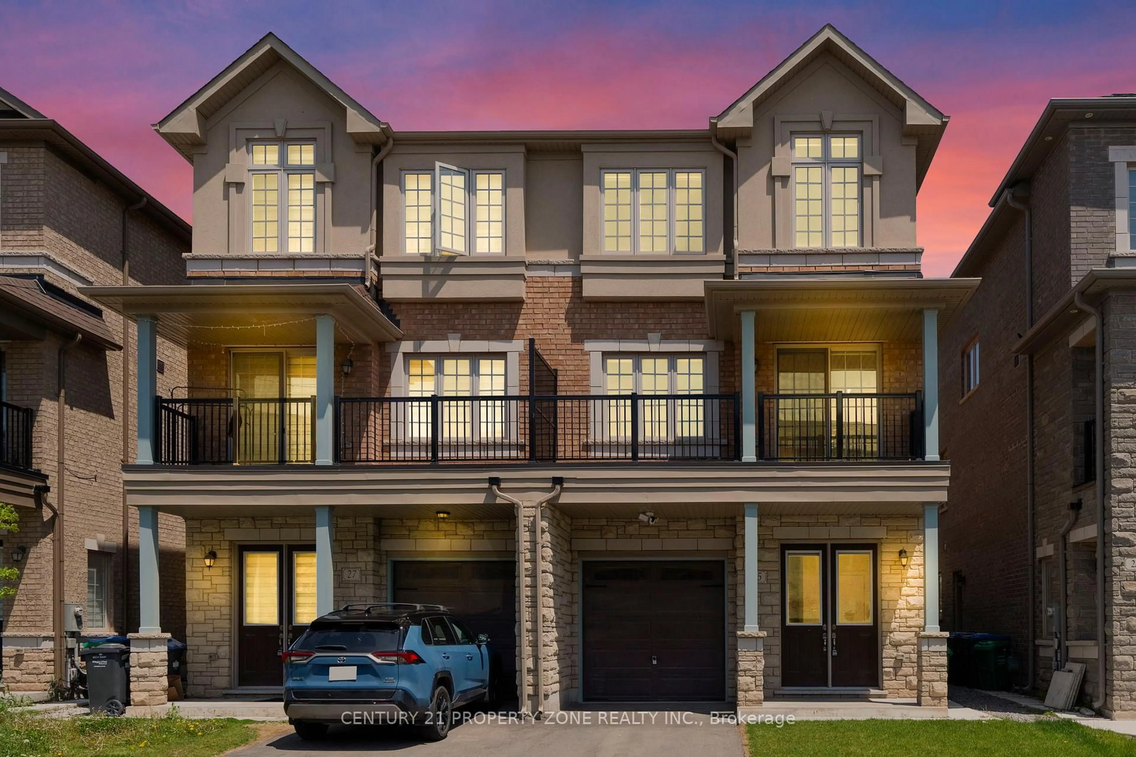 Home with brick exterior material, street for 25 Hashmi Pl, Brampton Ontario L6Y 0H8