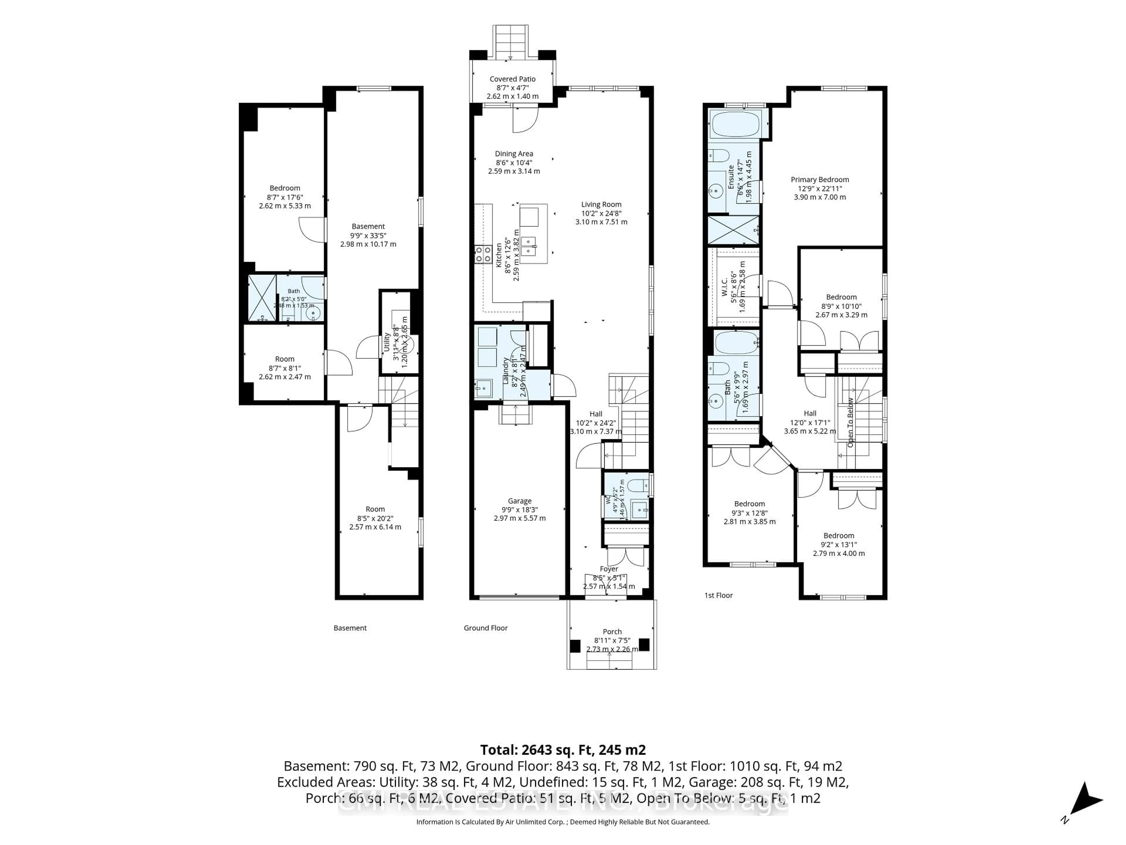 Floor plan for 162 Golden Springs Dr, Brampton Ontario L7A 4N9