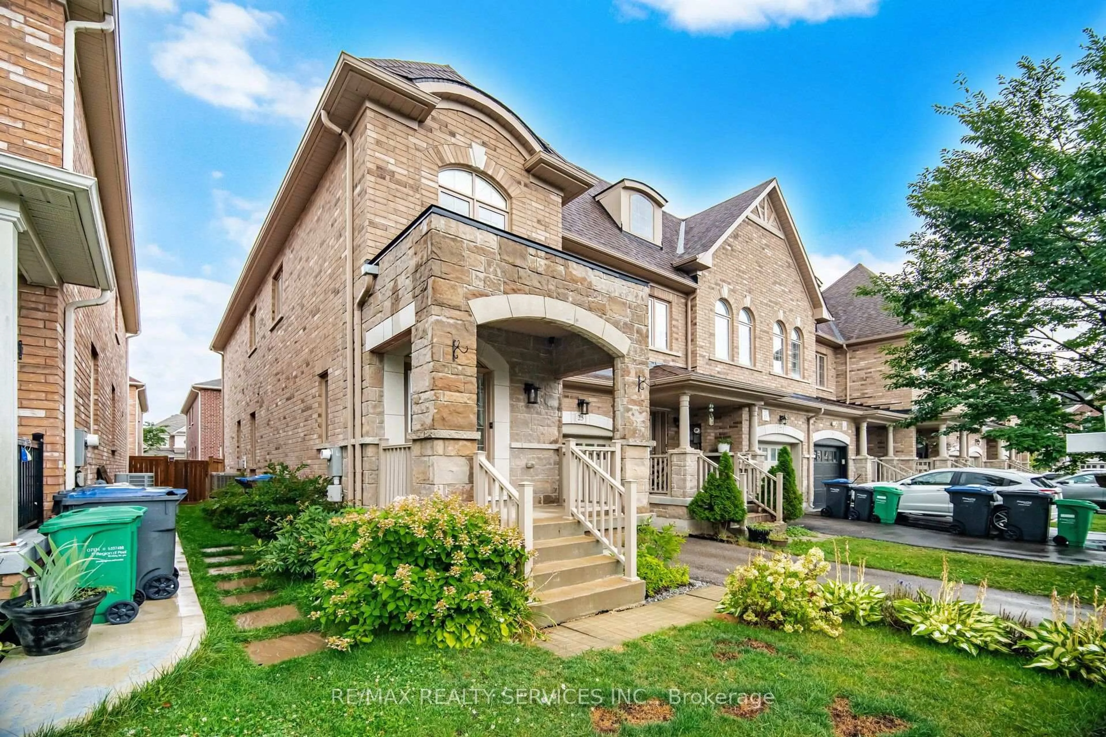 Home with brick exterior material, street for 25 YATELY St, Brampton Ontario L7A 4R9